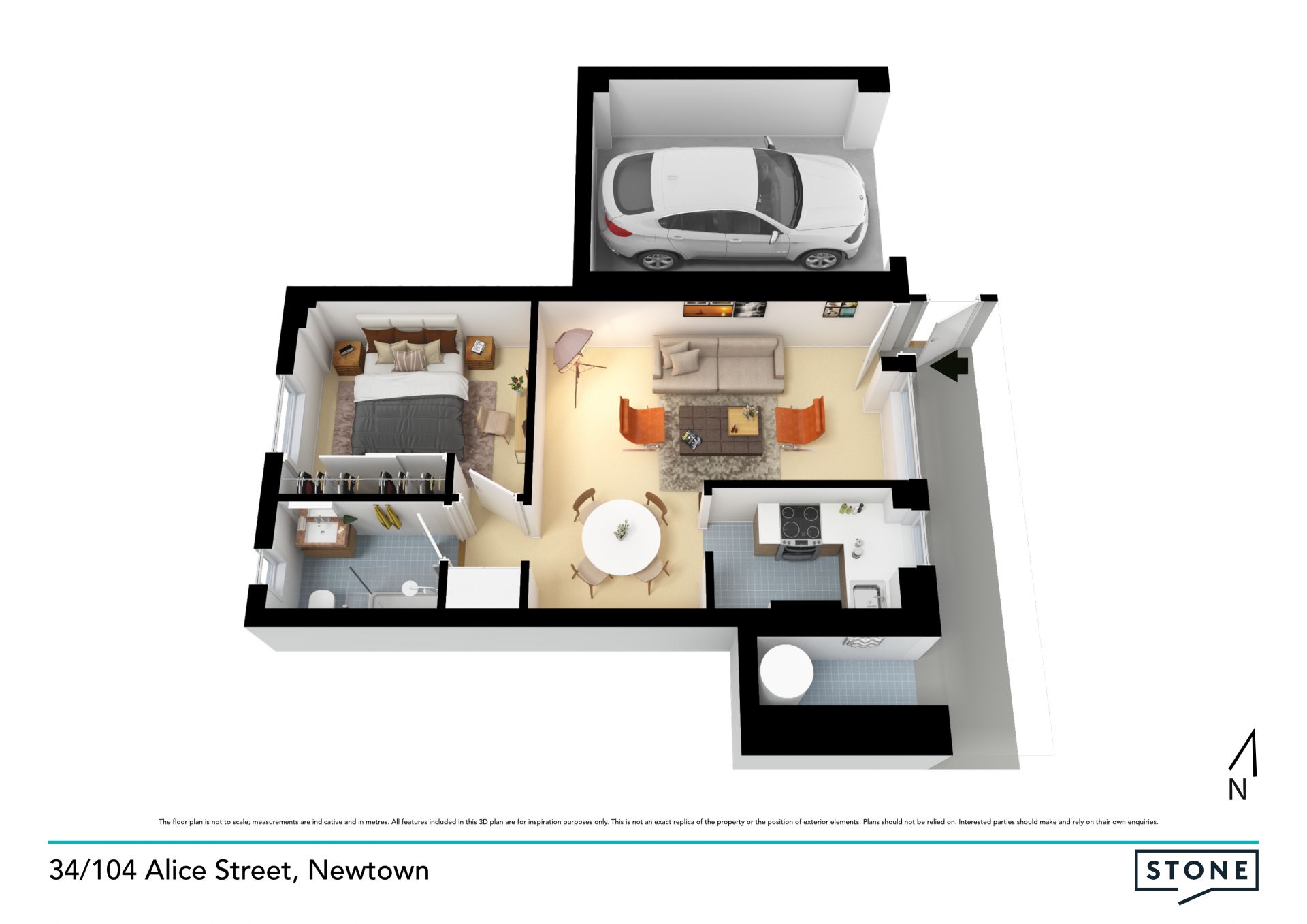 Private low maintenance retreat in urban lifestyle hub