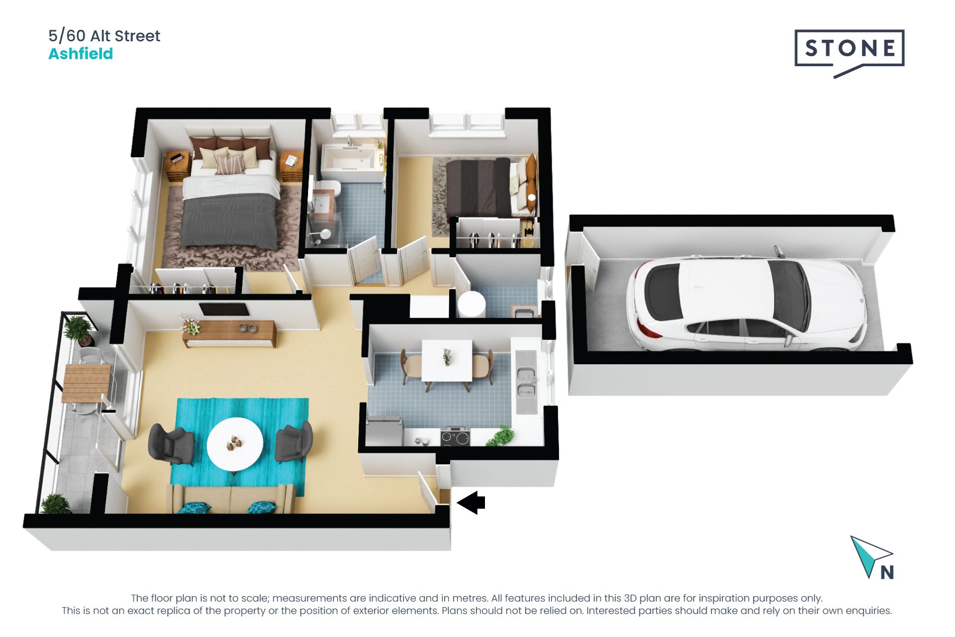 Ultra modern, extremely private and within perfect distance to everything you need