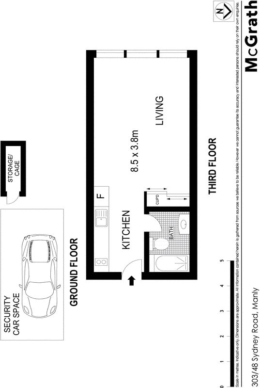 Centrally located studio with superb rental return