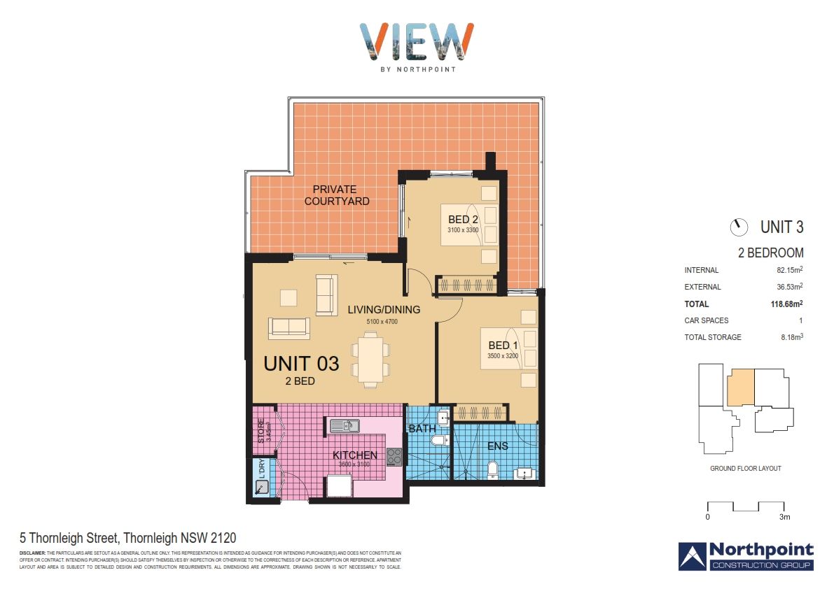 View by Northpoint - Two Bedroom Contemporary Apartment