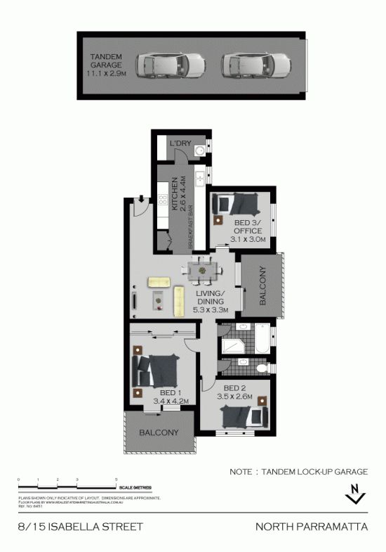 Well Presented & renovated 3 Bedroom Apartment