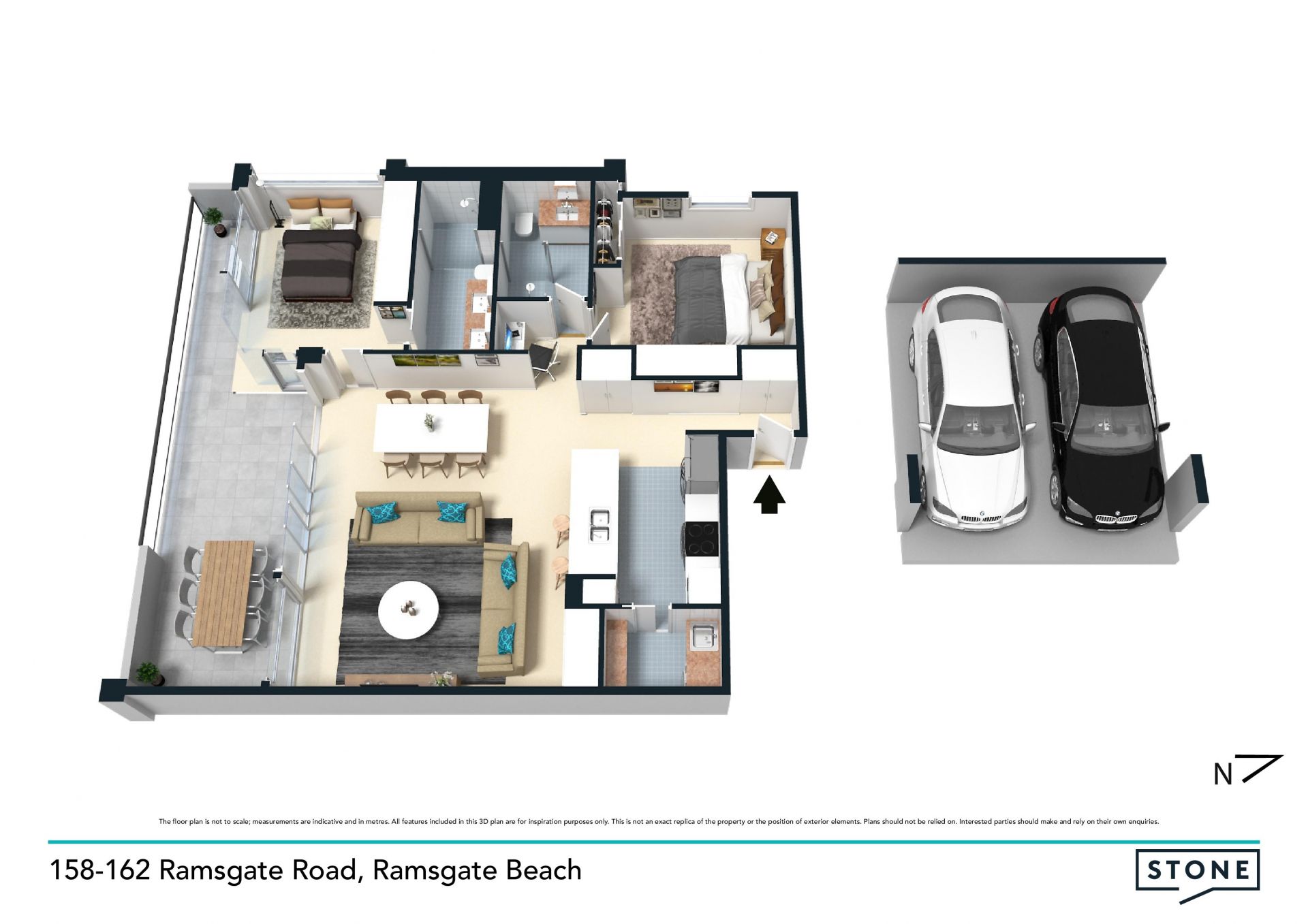 Designer beach style with ultra-contemporary appeal