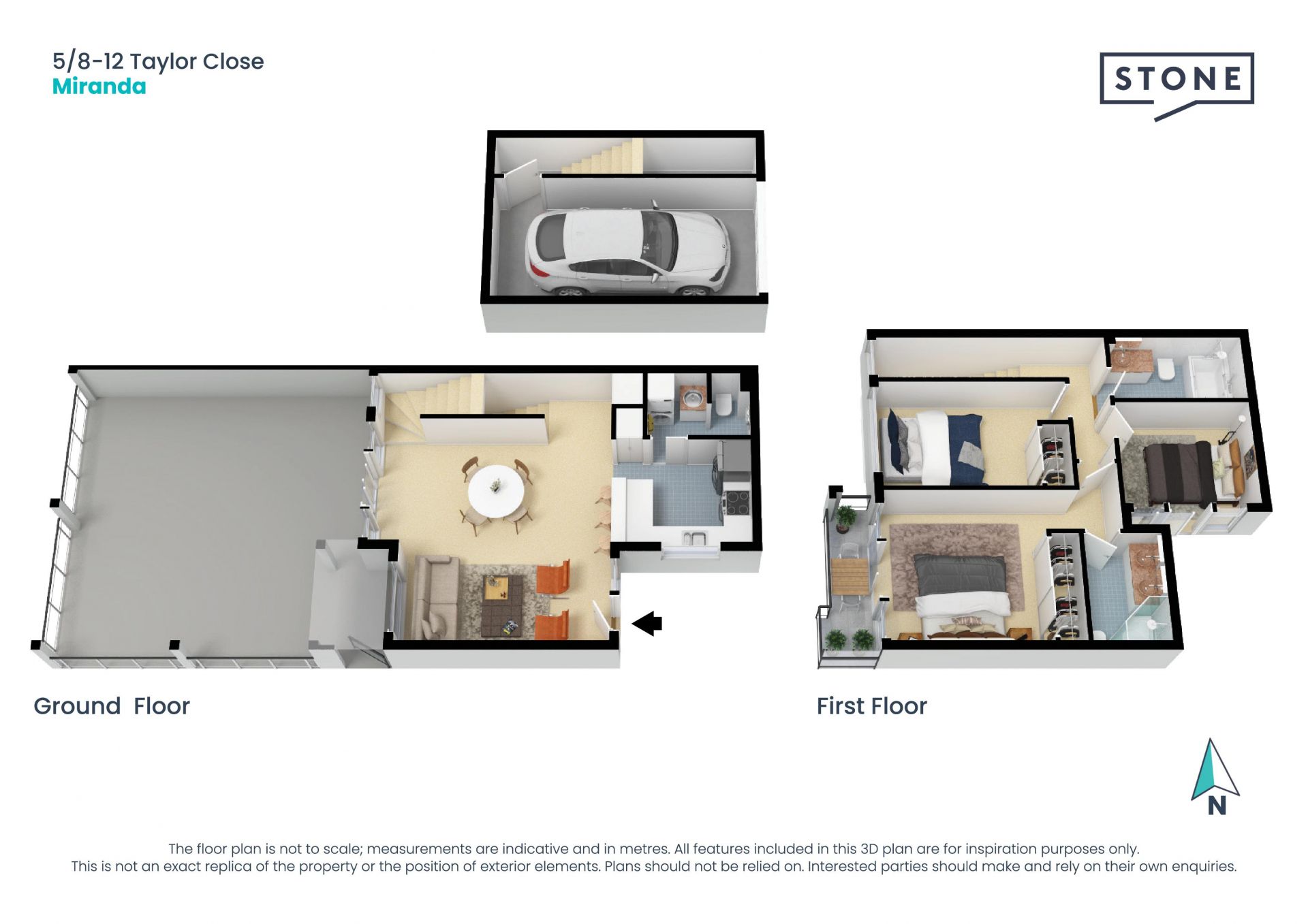 Spacious modern townhouse in ultra-convenient spot
