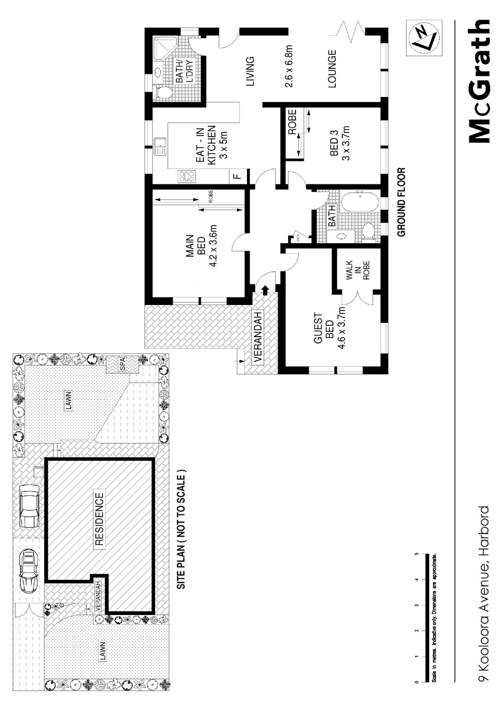 A level equidistant stroll from Freshwater Village or Beach