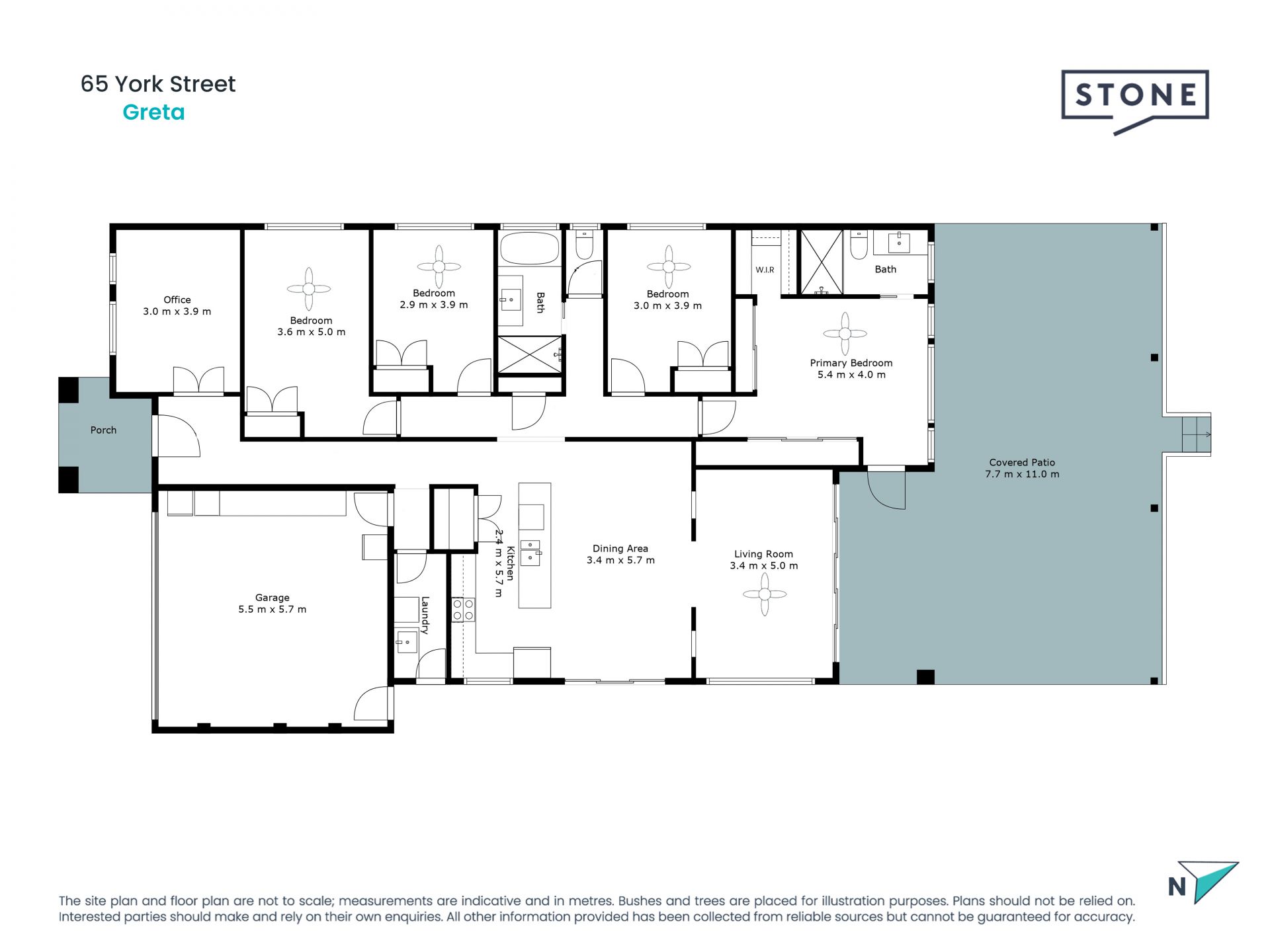 Enormous block with rear access, four-bedroom home PLUS home office!