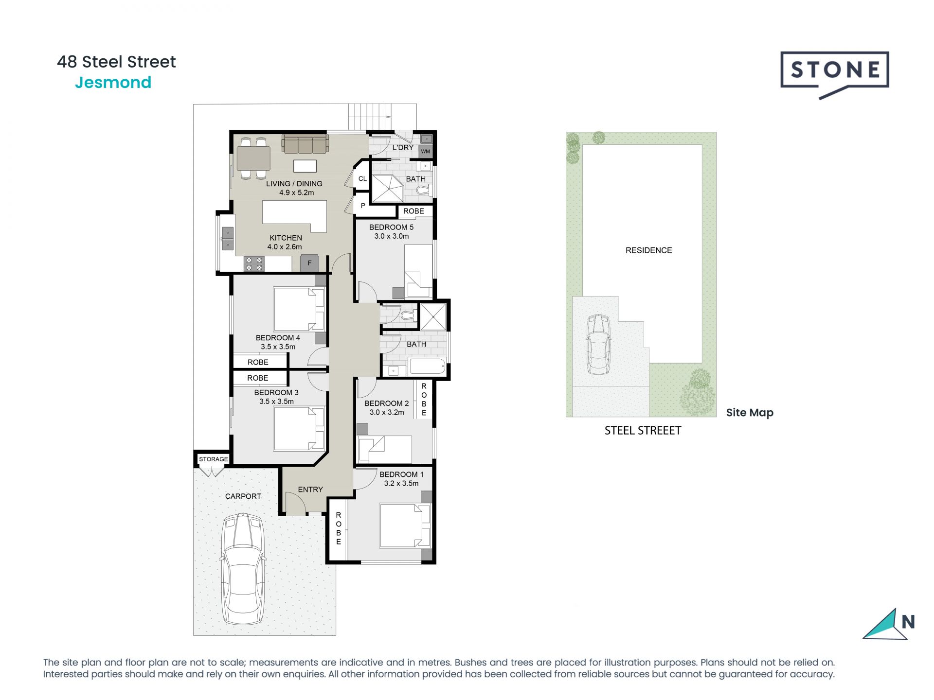 5 bedroom home on low maintenance block