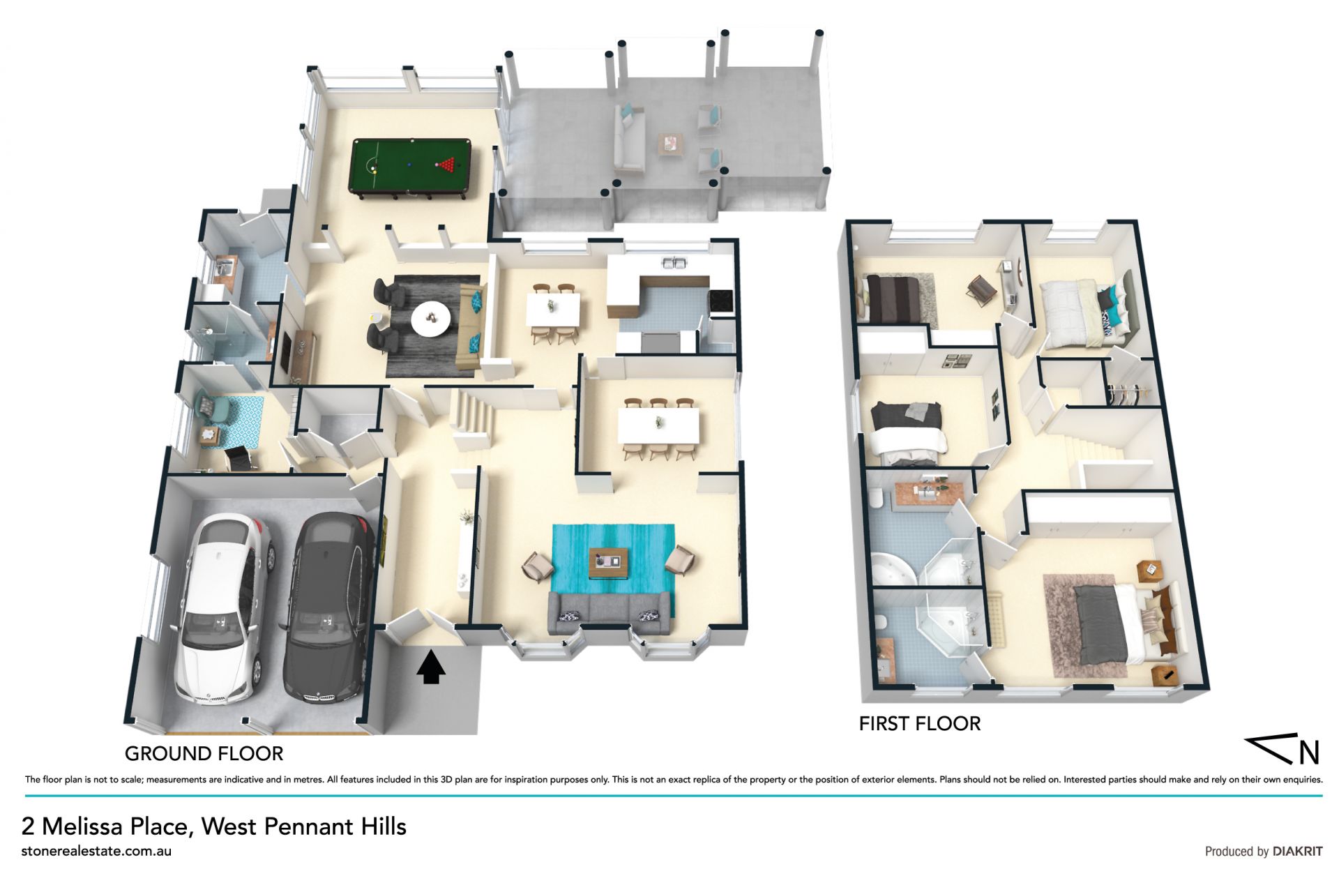 Private designer home in prestigious locale