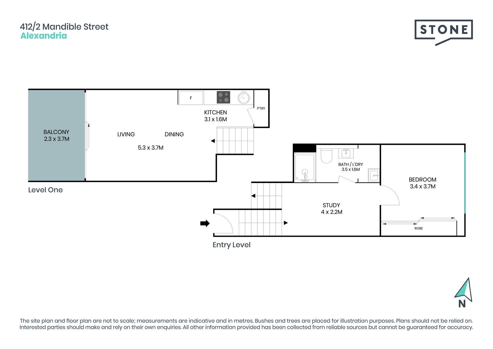 Modern full brick apartment in central locale