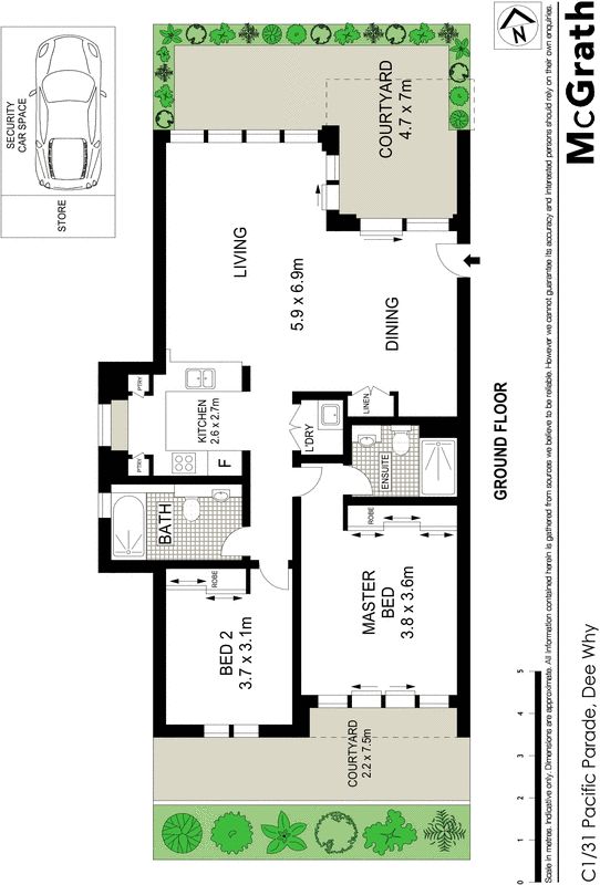 Chic lifestyle apartment of space and convenience
