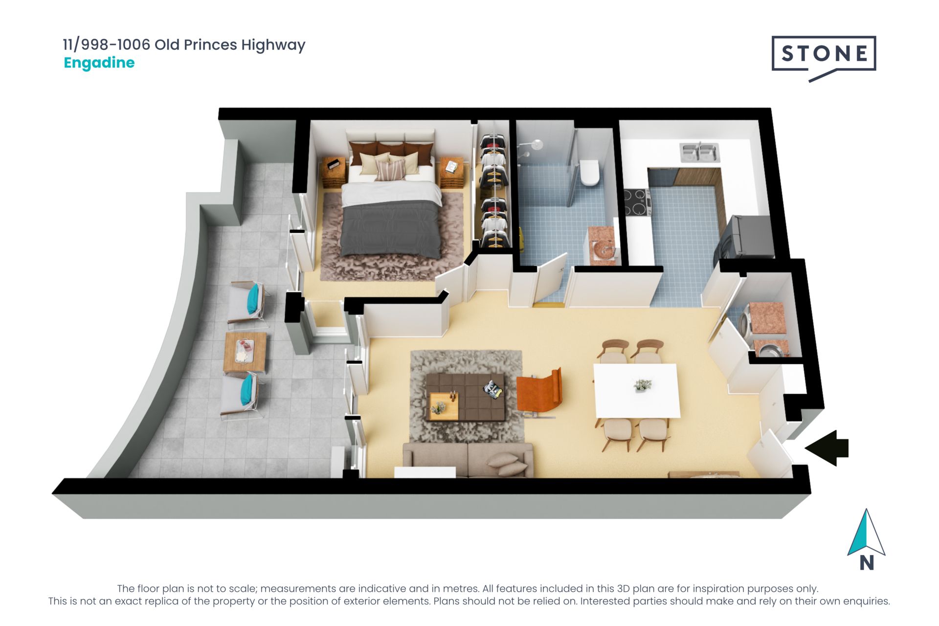 Private courtyard apartment in a central address