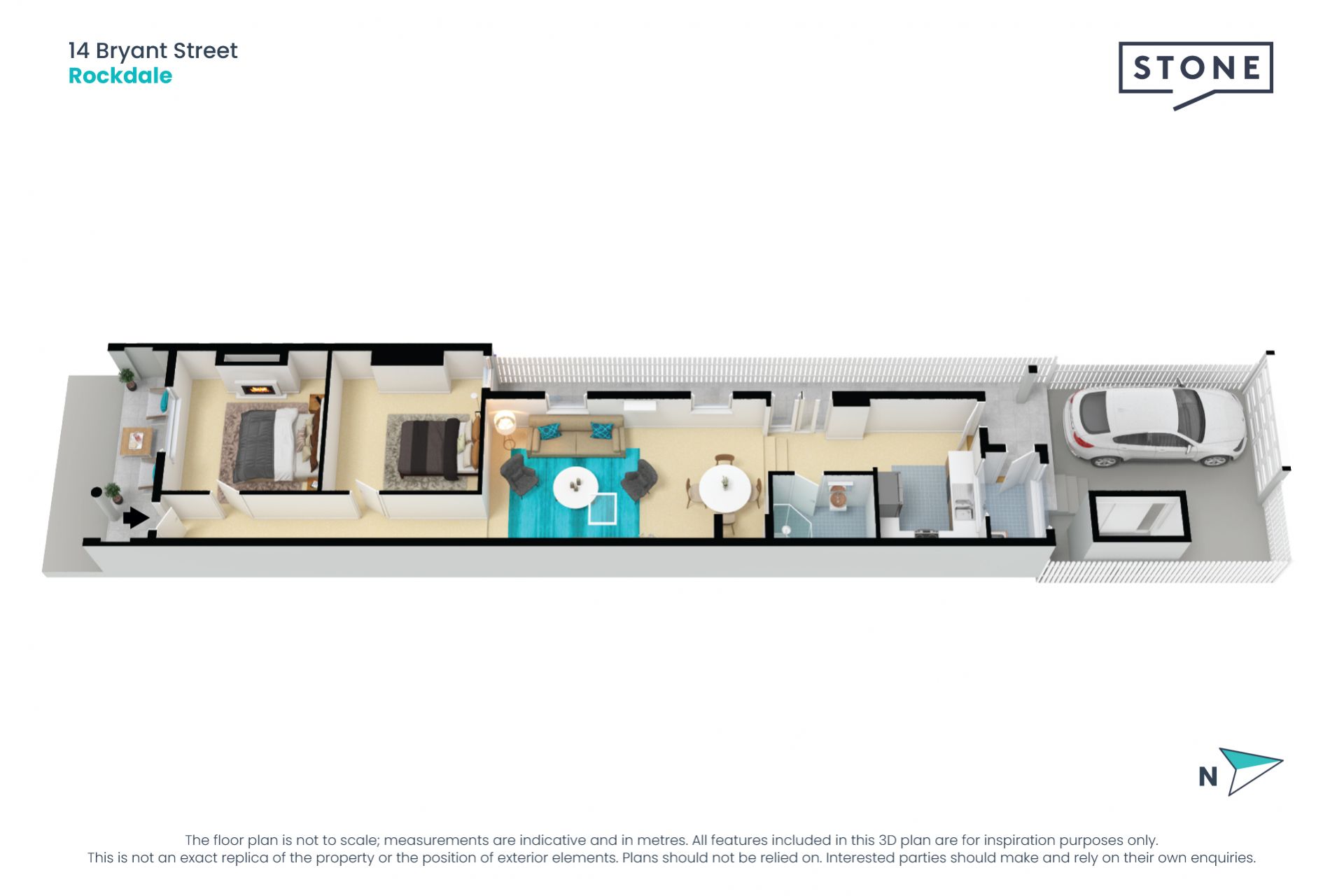 Lovely 2 bedroom brick semi with off-street parking