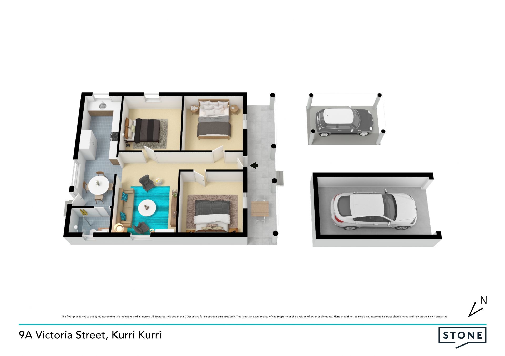 Freshly renovated, conveniently located