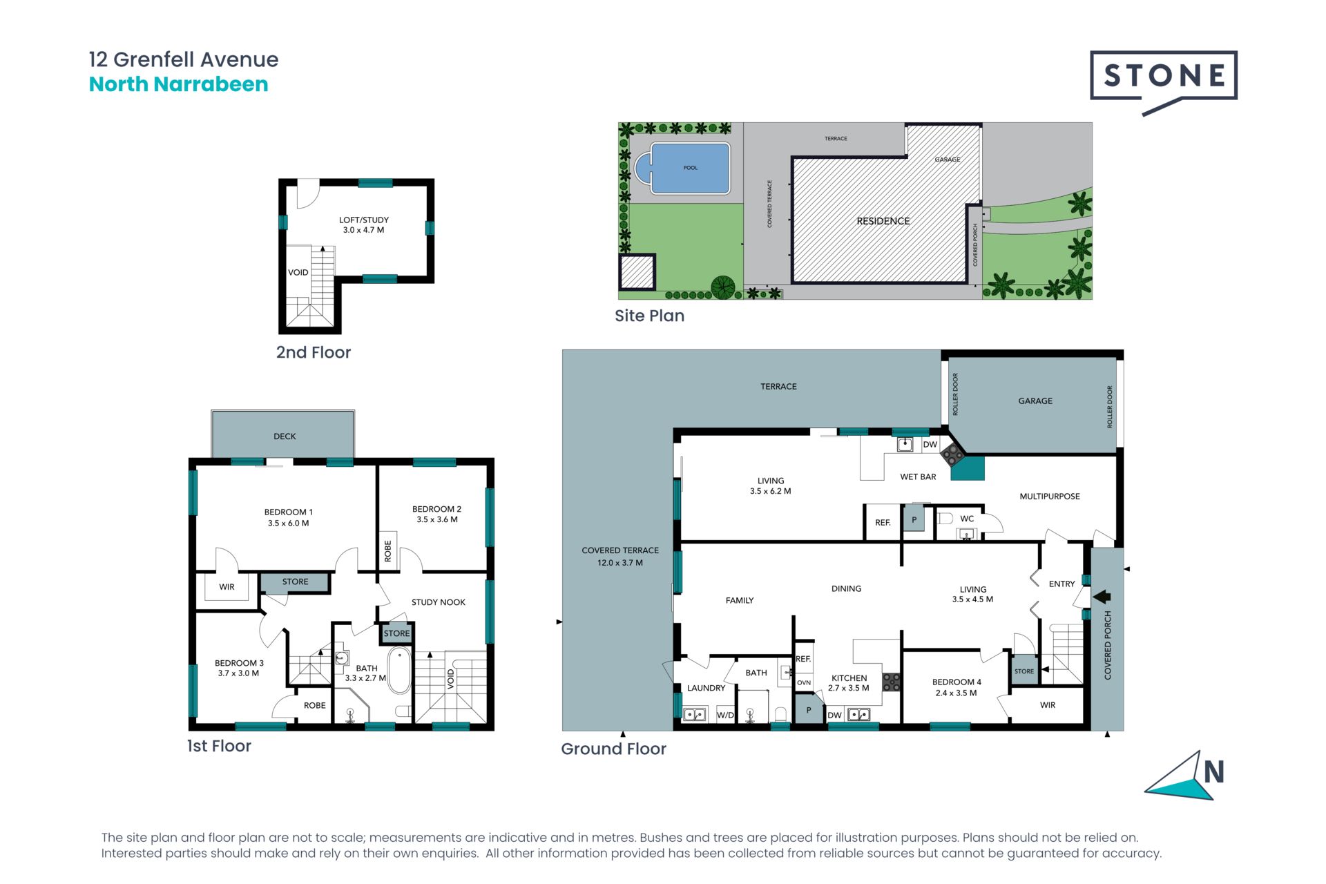 Sunkissed 4 bedroom home in great location with sparkling pool