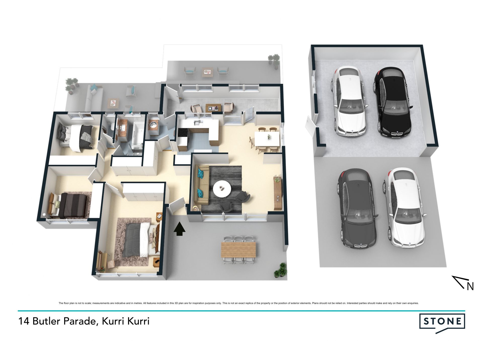 Solid brick home on a peaceful spacious block