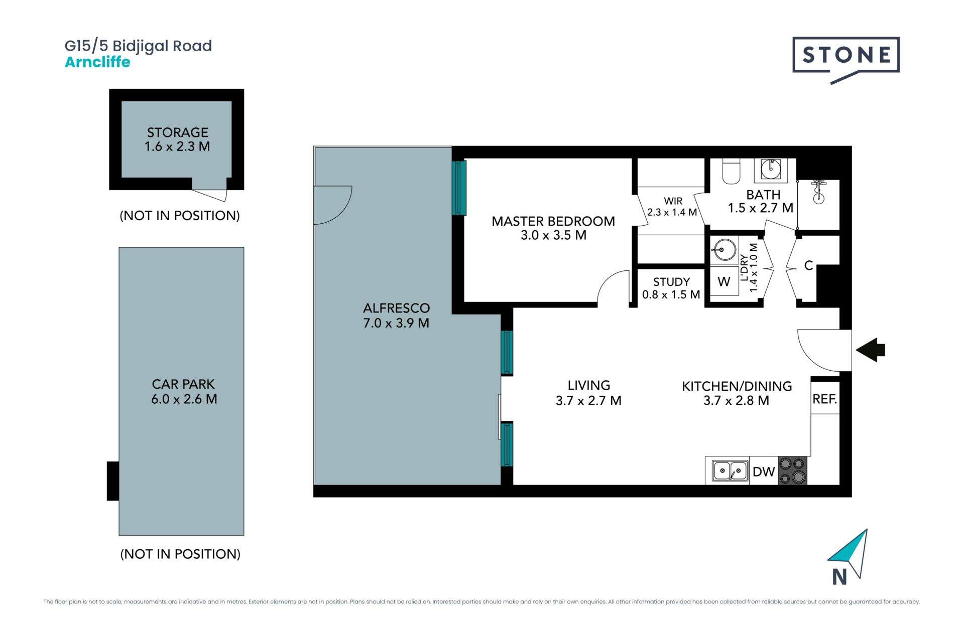 Stylish courtyard apartment