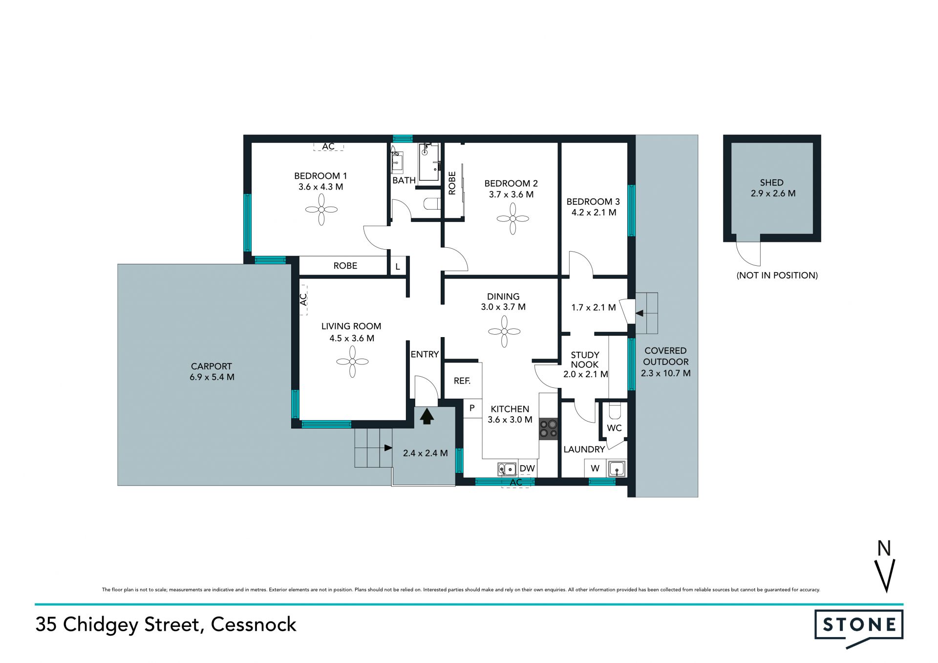 Freshly renovated home on quiet 'no-through' street