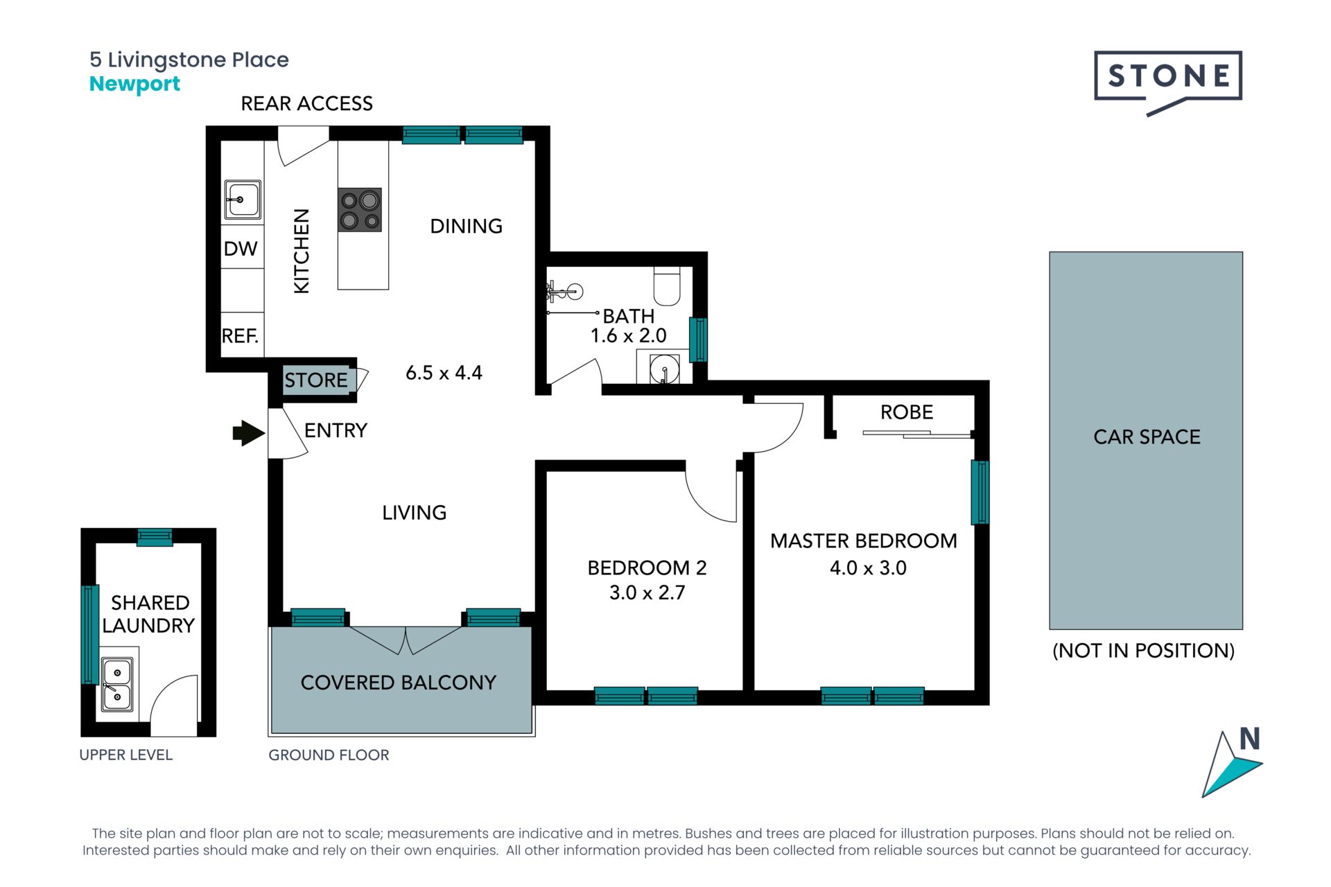 Two bedroom pet friendly apartment