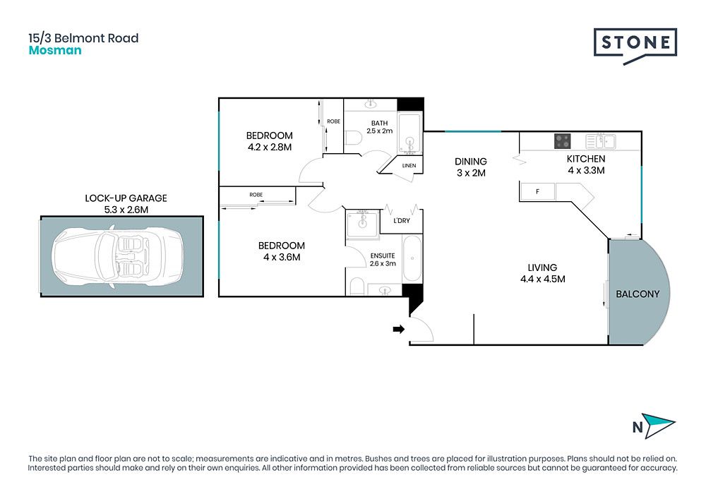 Light filled haven of wonderful space and privacy