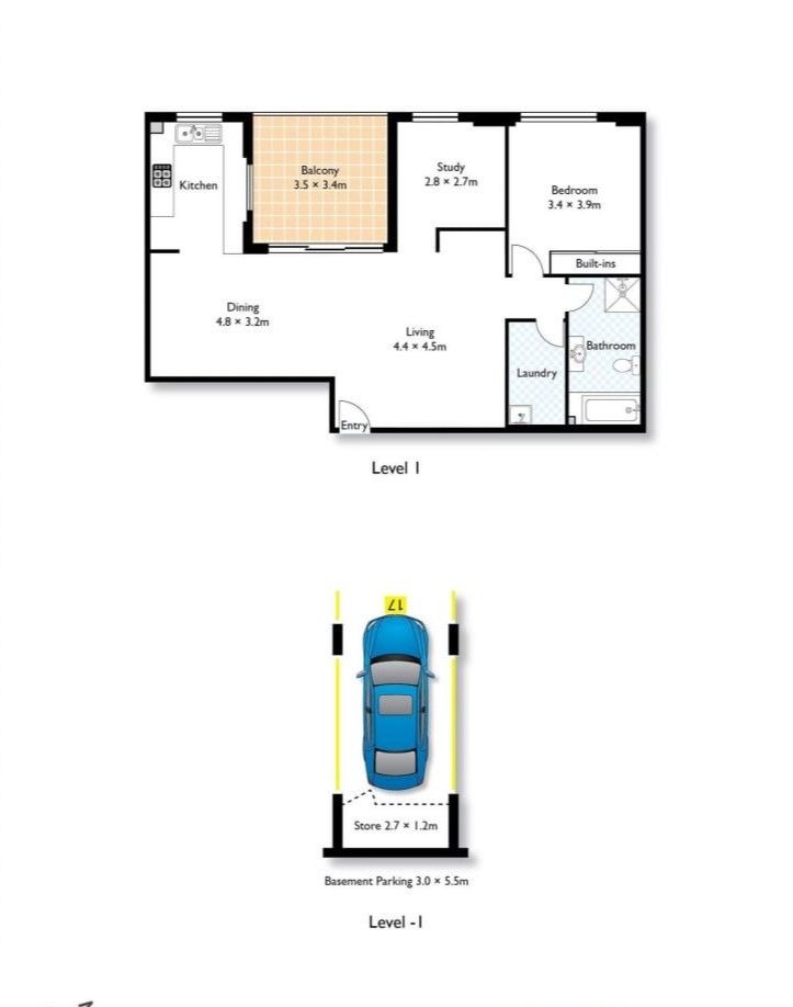 Great One Bedroom Property Plus Study Room