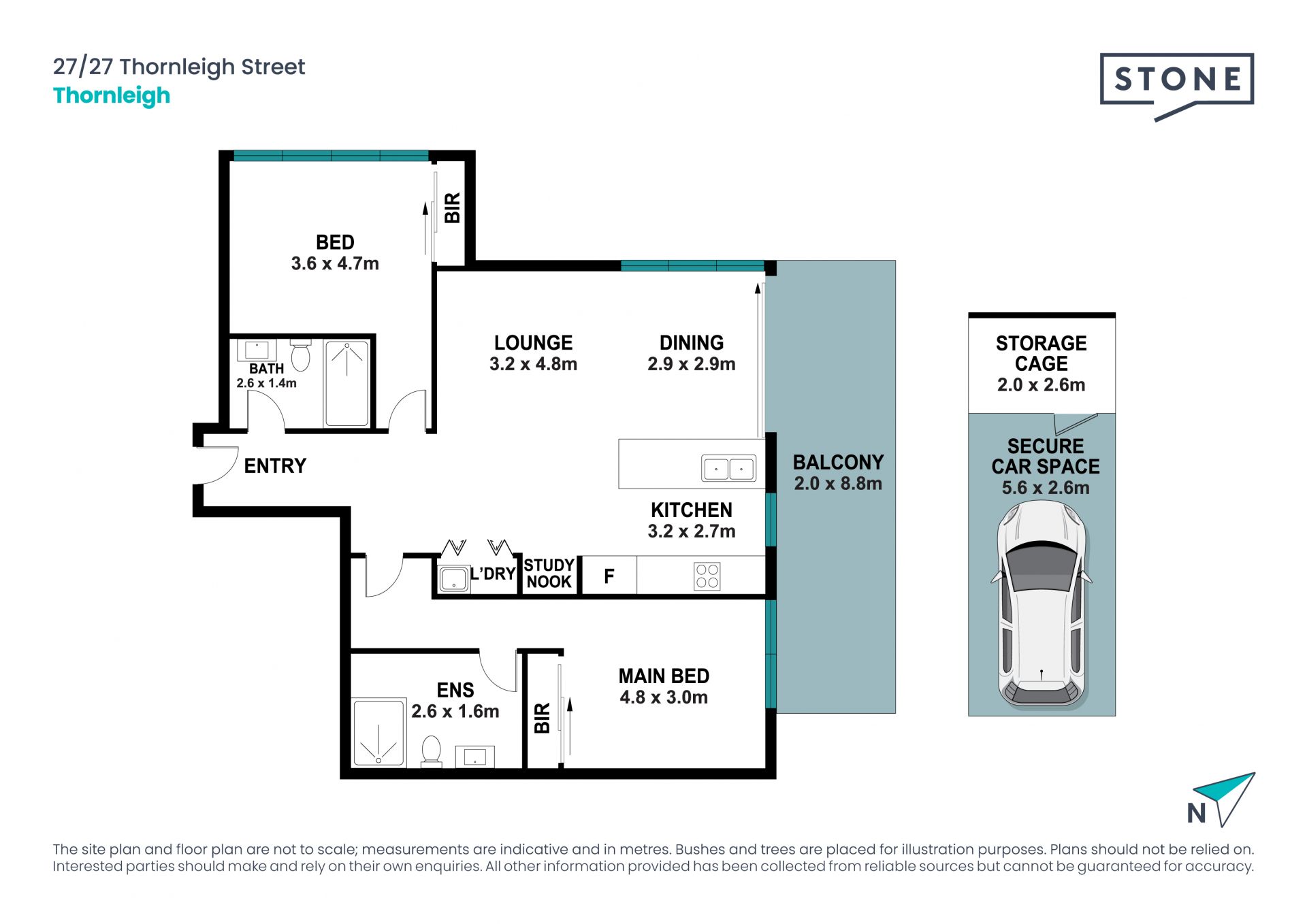 Penthouse apartment in award-winning complex - walking distance to station
