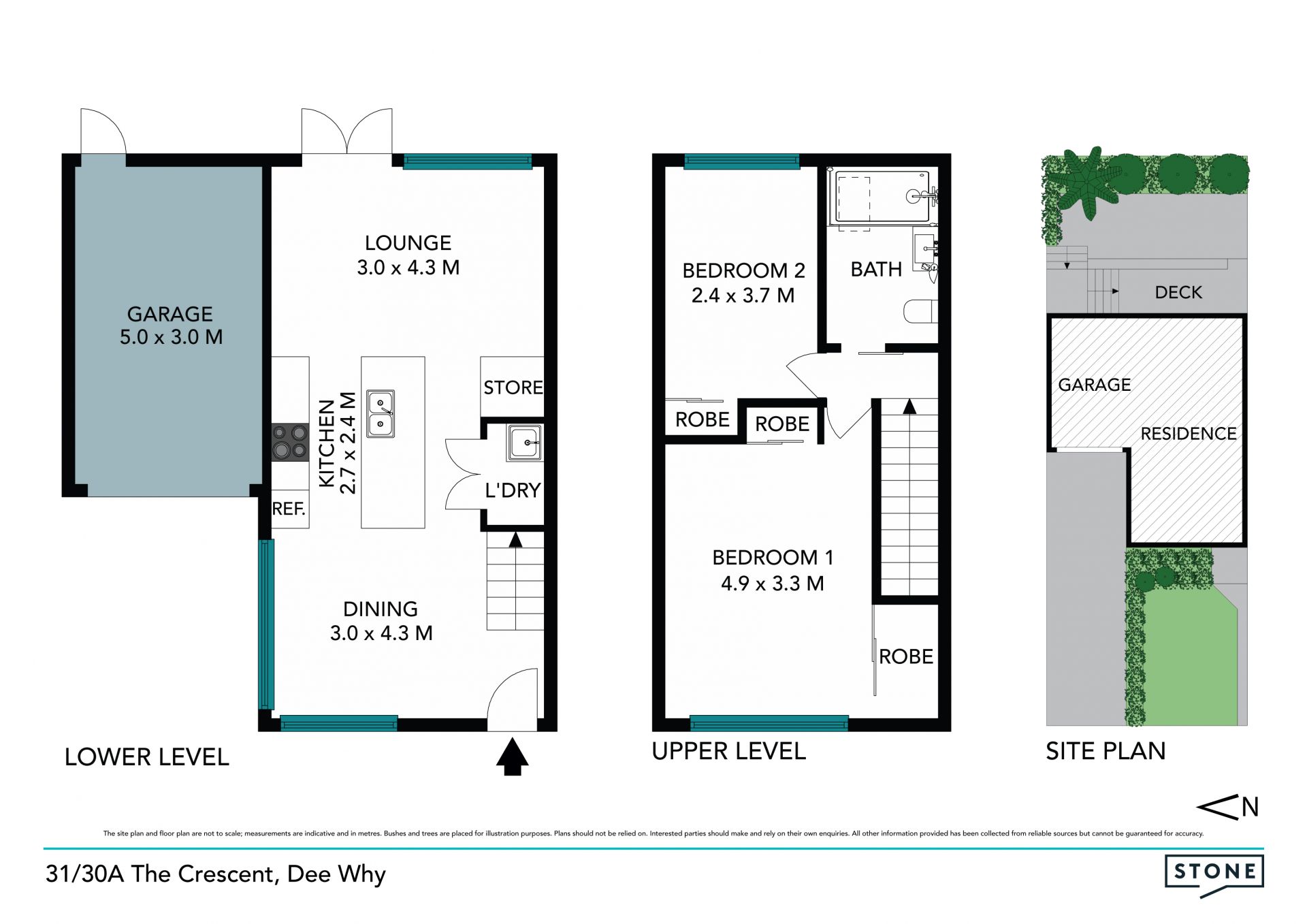 Contemporary townhome with fabulous inside-outside flow in beachside setting
