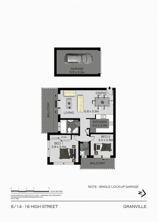 2 Bedroom Unit In Perfect Location!