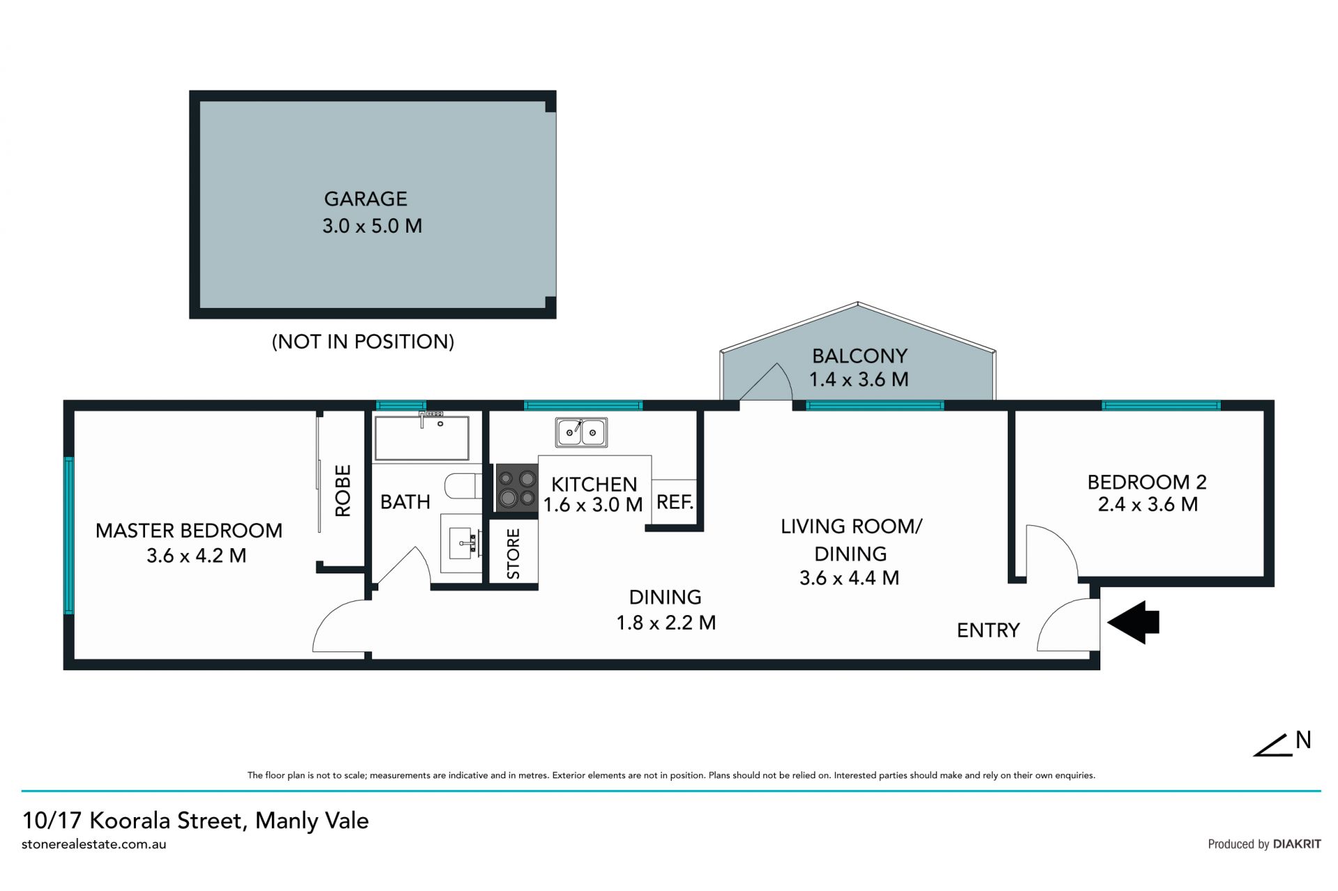 Fresh modern apartment and central to everything