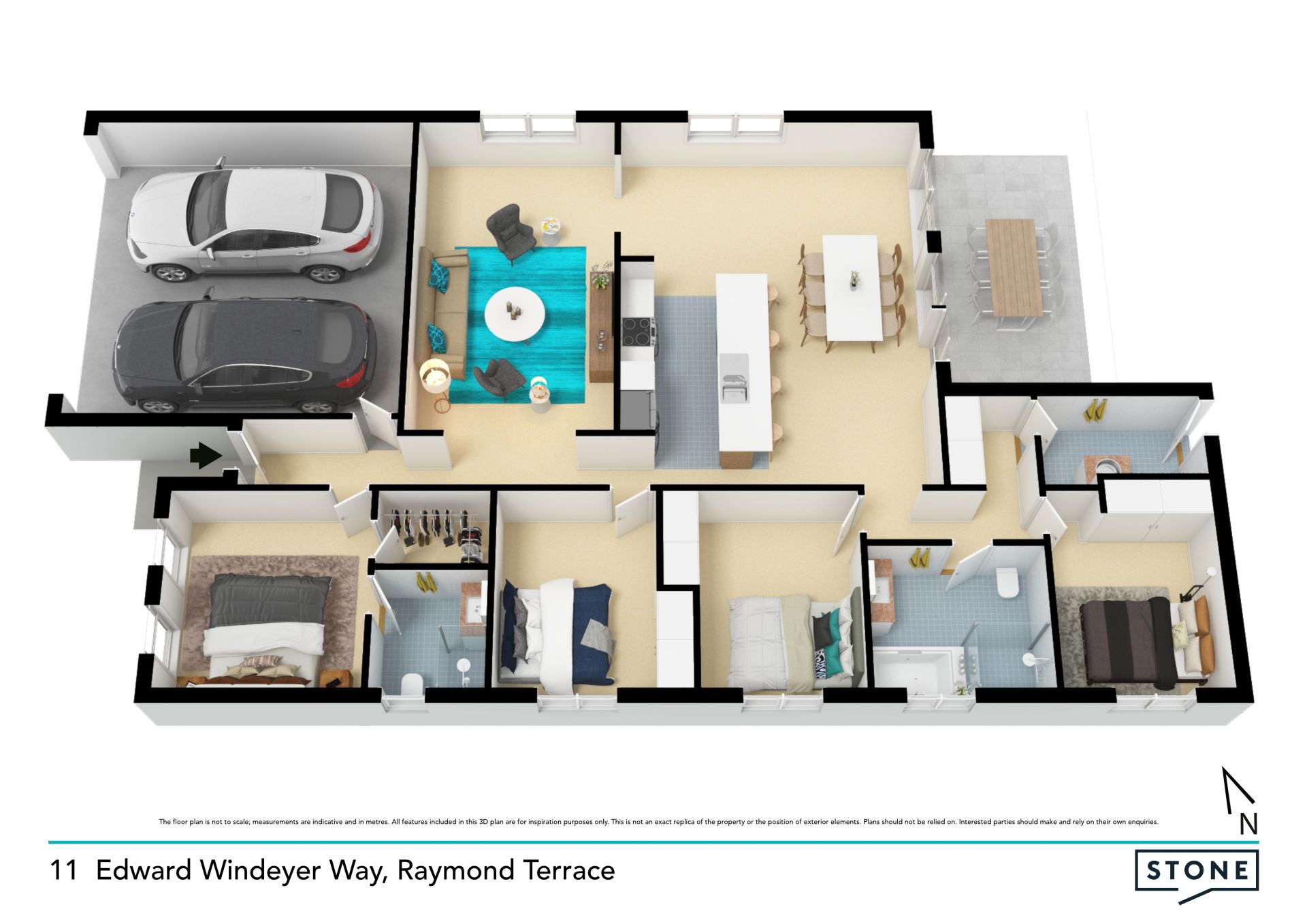 Pristine Single Level of Living in Family-Friendly Estate
