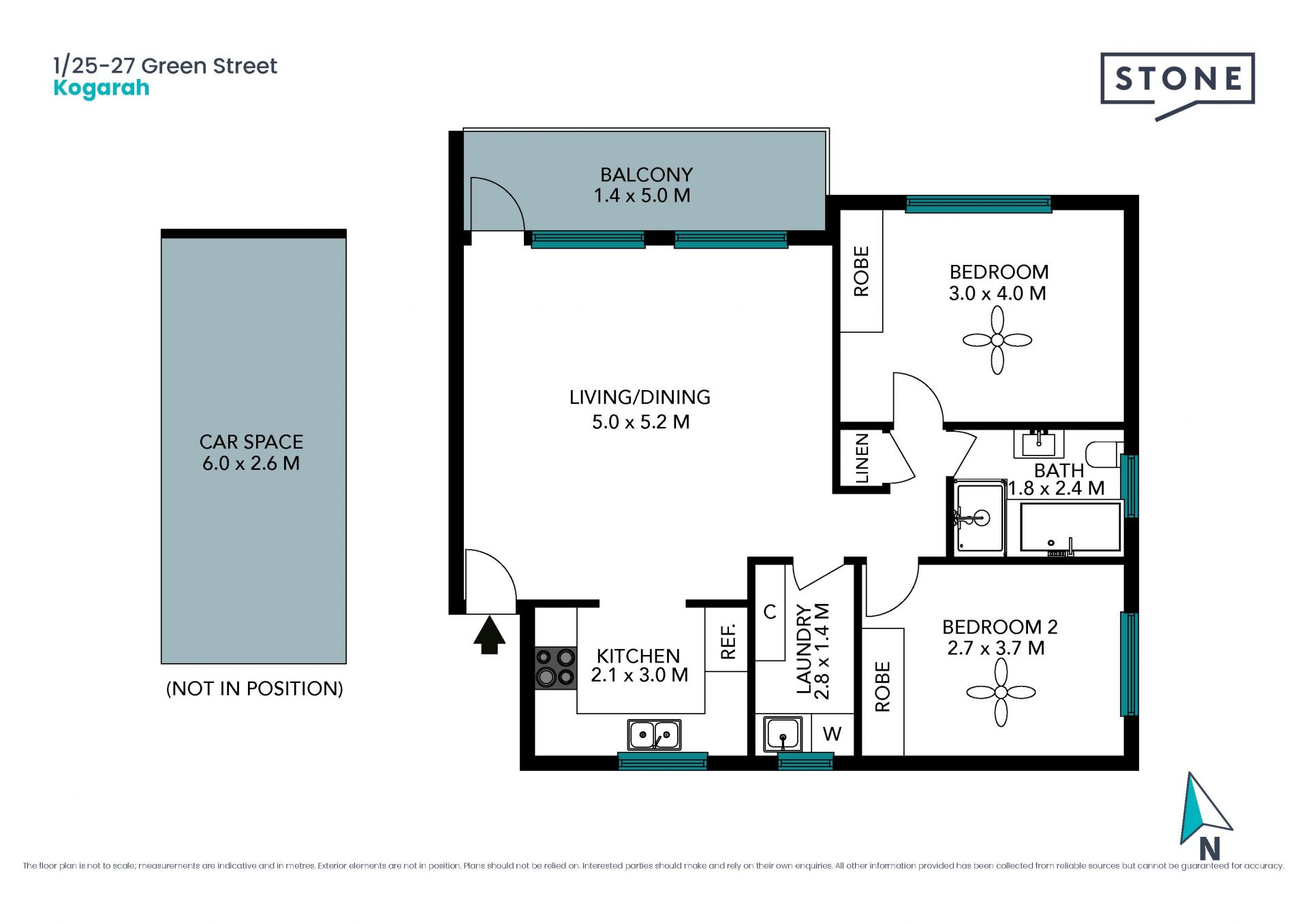 Generous living with a fresh and bright feel