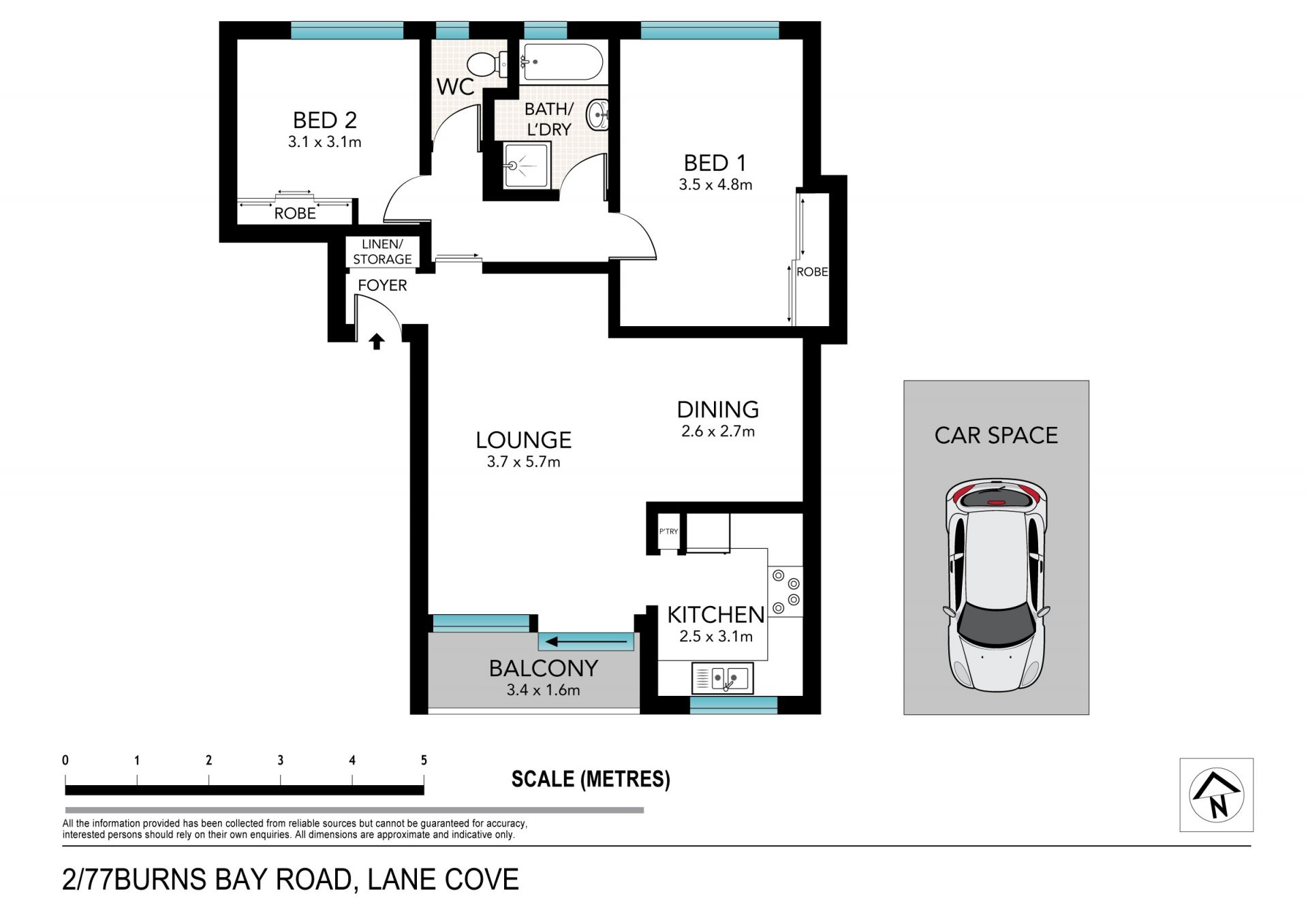 Garden apartment with broad appeal