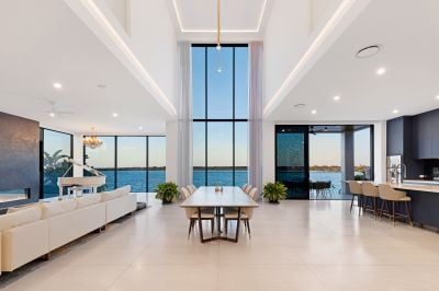 Majestic Broadwater Masterpiece Boasting Four Levels of Refined Luxury