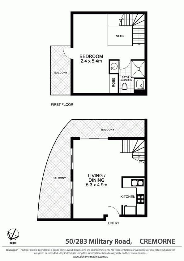 Sunning Split Level Apartment