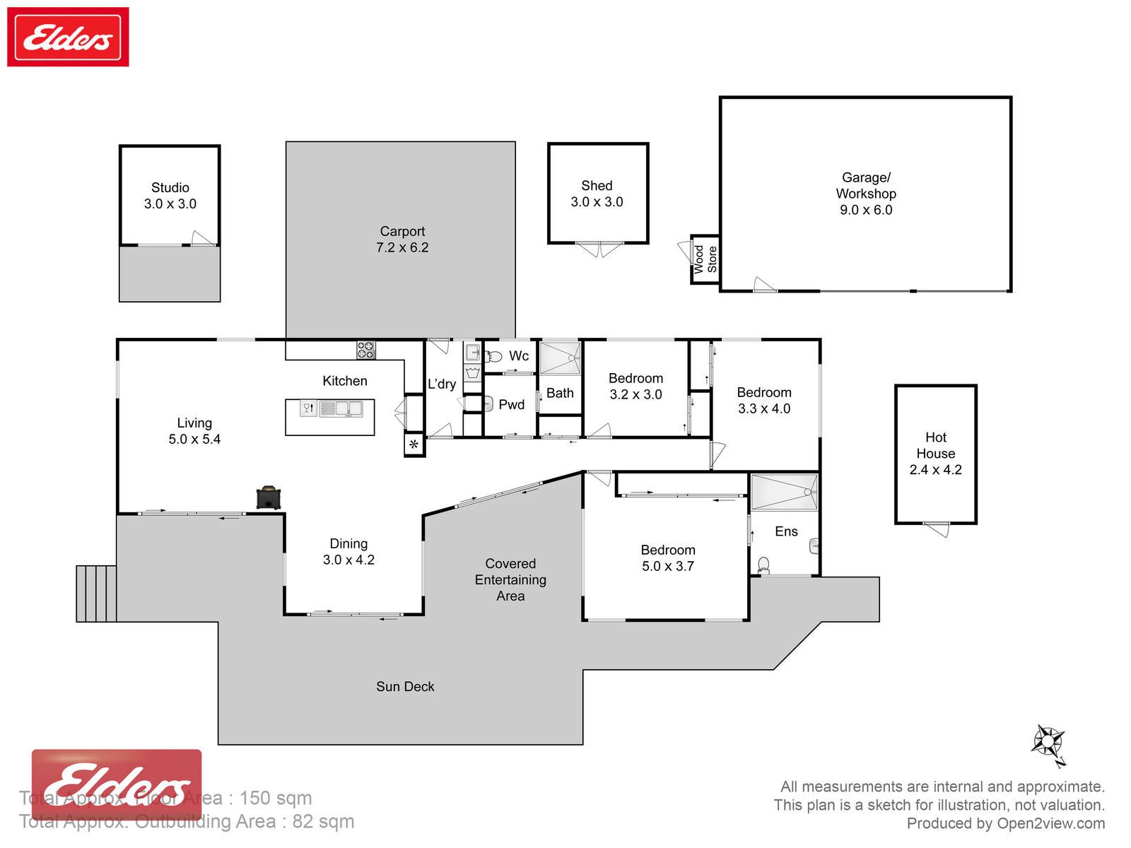 Modern Luxury Retreat: Designed Gem on 1.503 Hectares