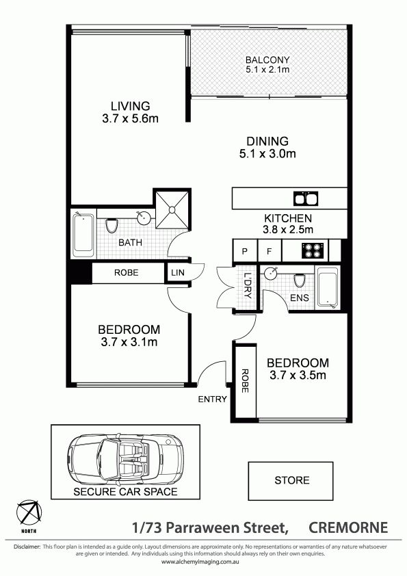 Spacious 107sqm, Luxurious Modern Apartment