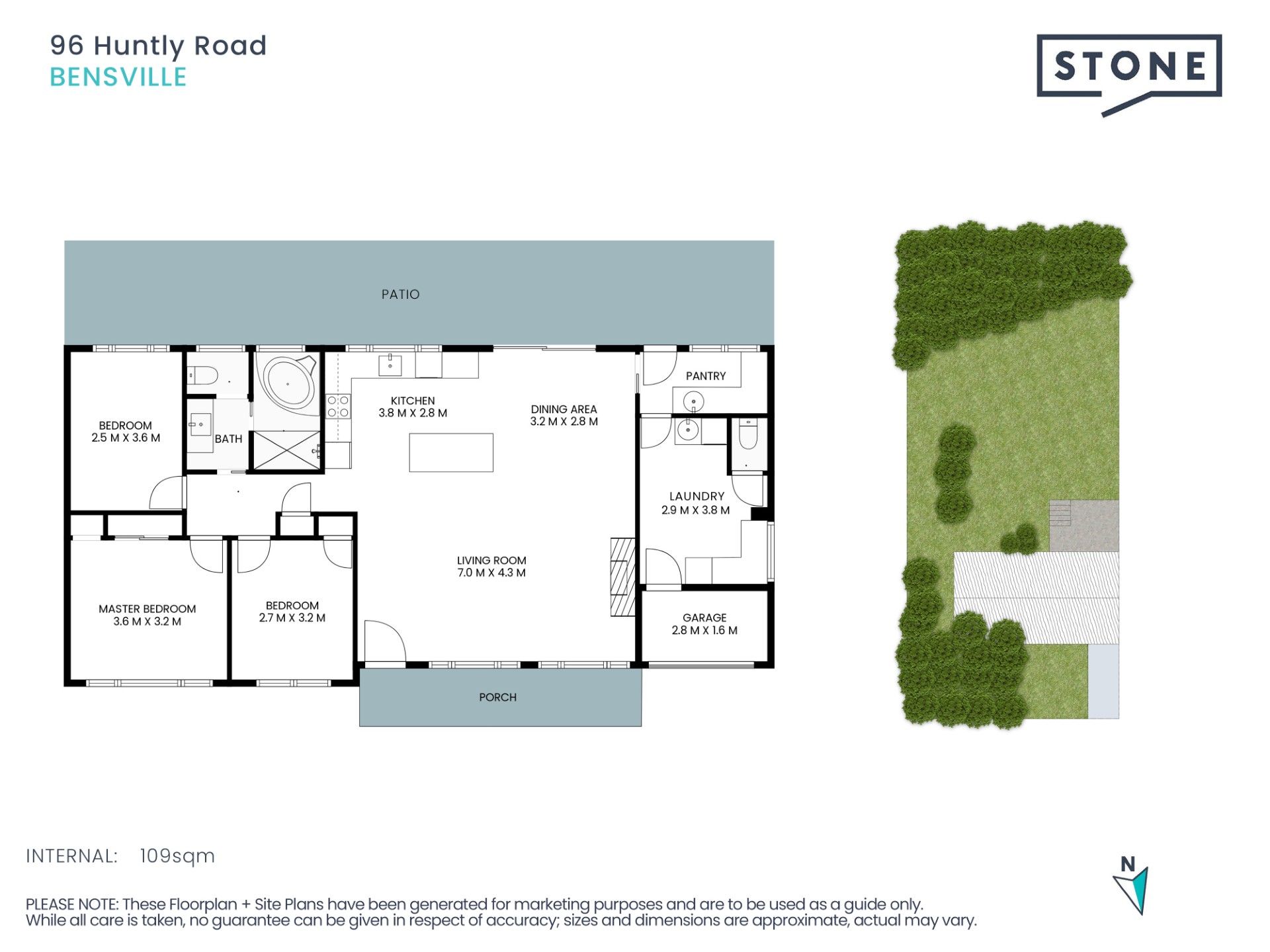 Beautiful single level home on 986m2 block