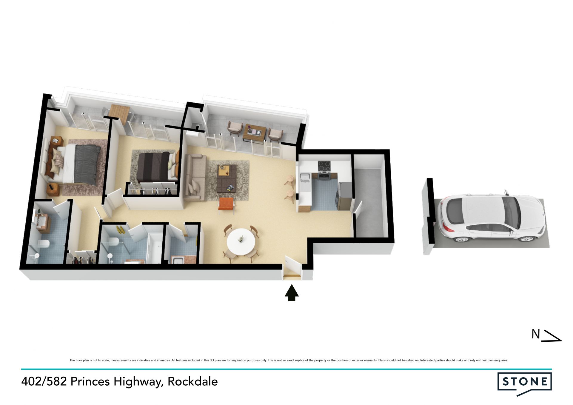 Space to spare in a central, modern unit