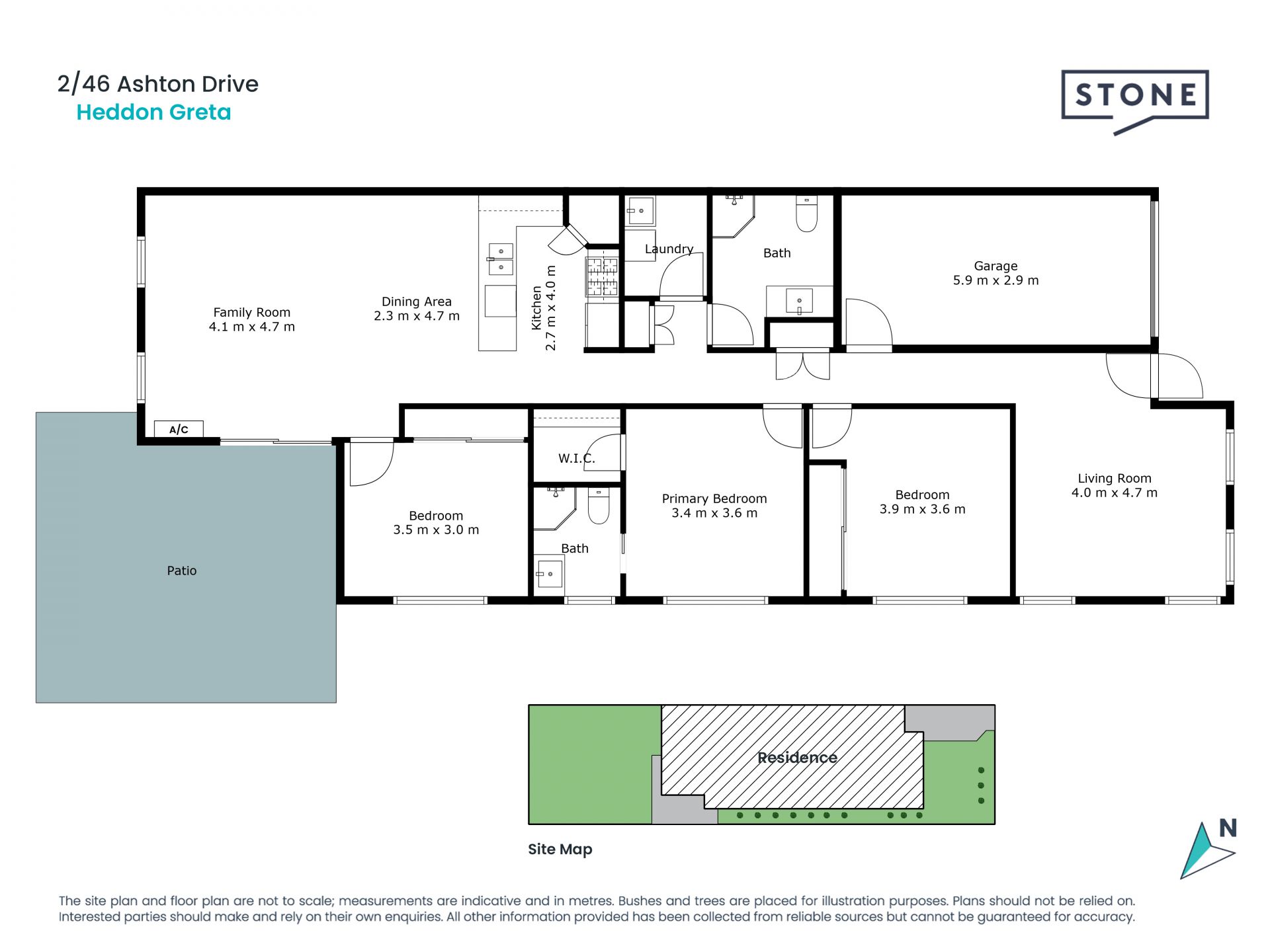 Contemporary low-maintenance single level duplex