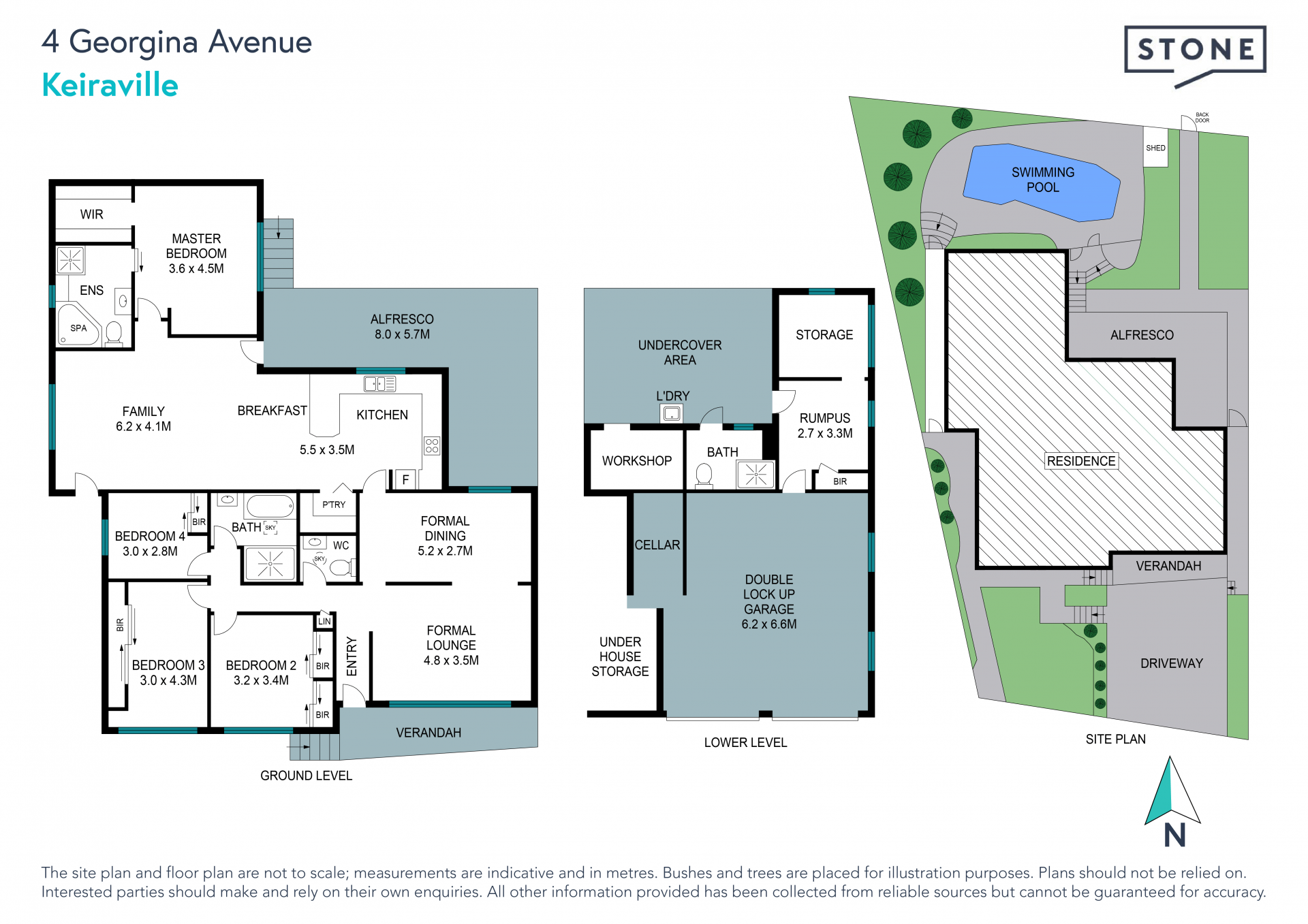 Private dual level residence with leafy outlook