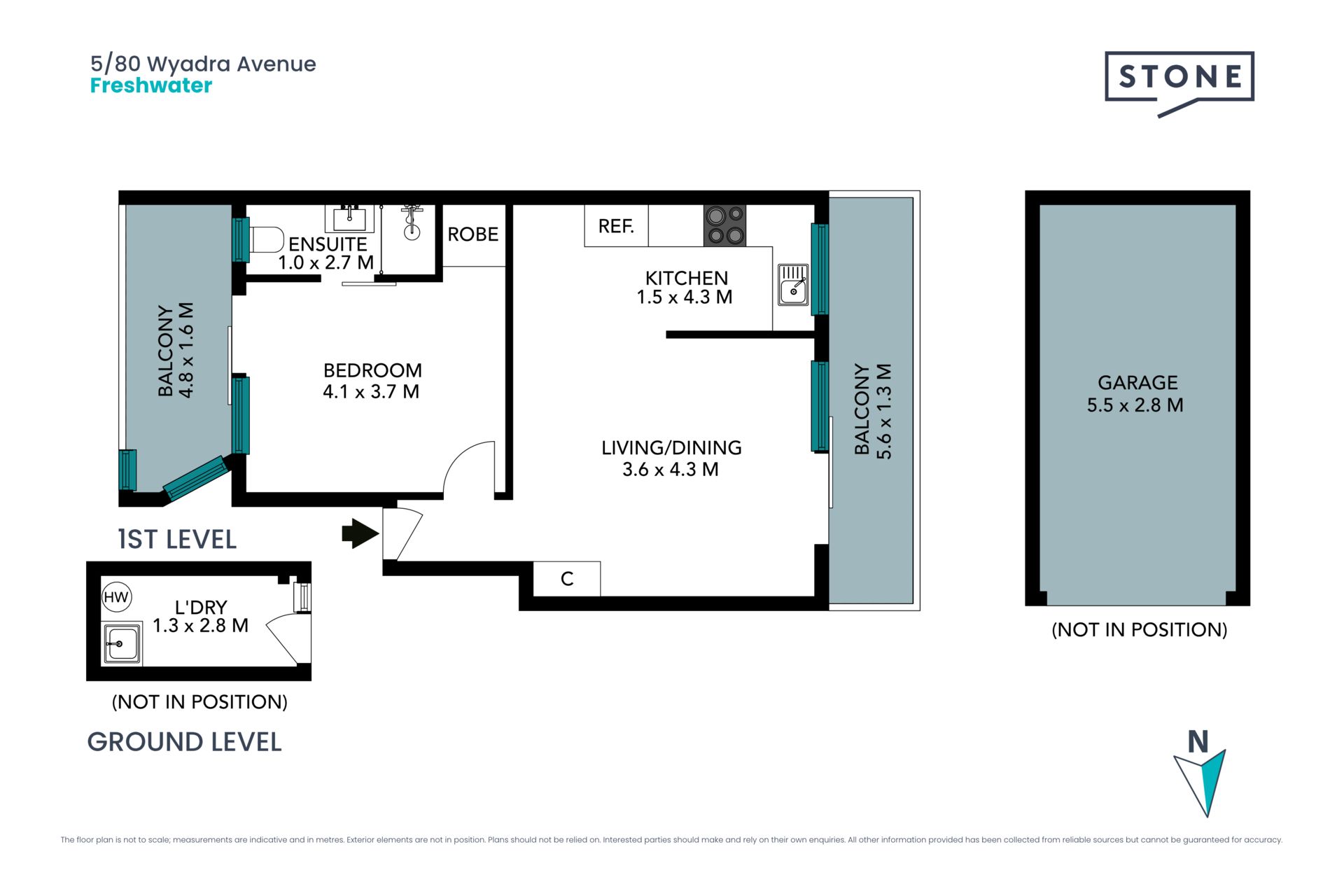 One bedroom, two balconies, infinite lifestyle options