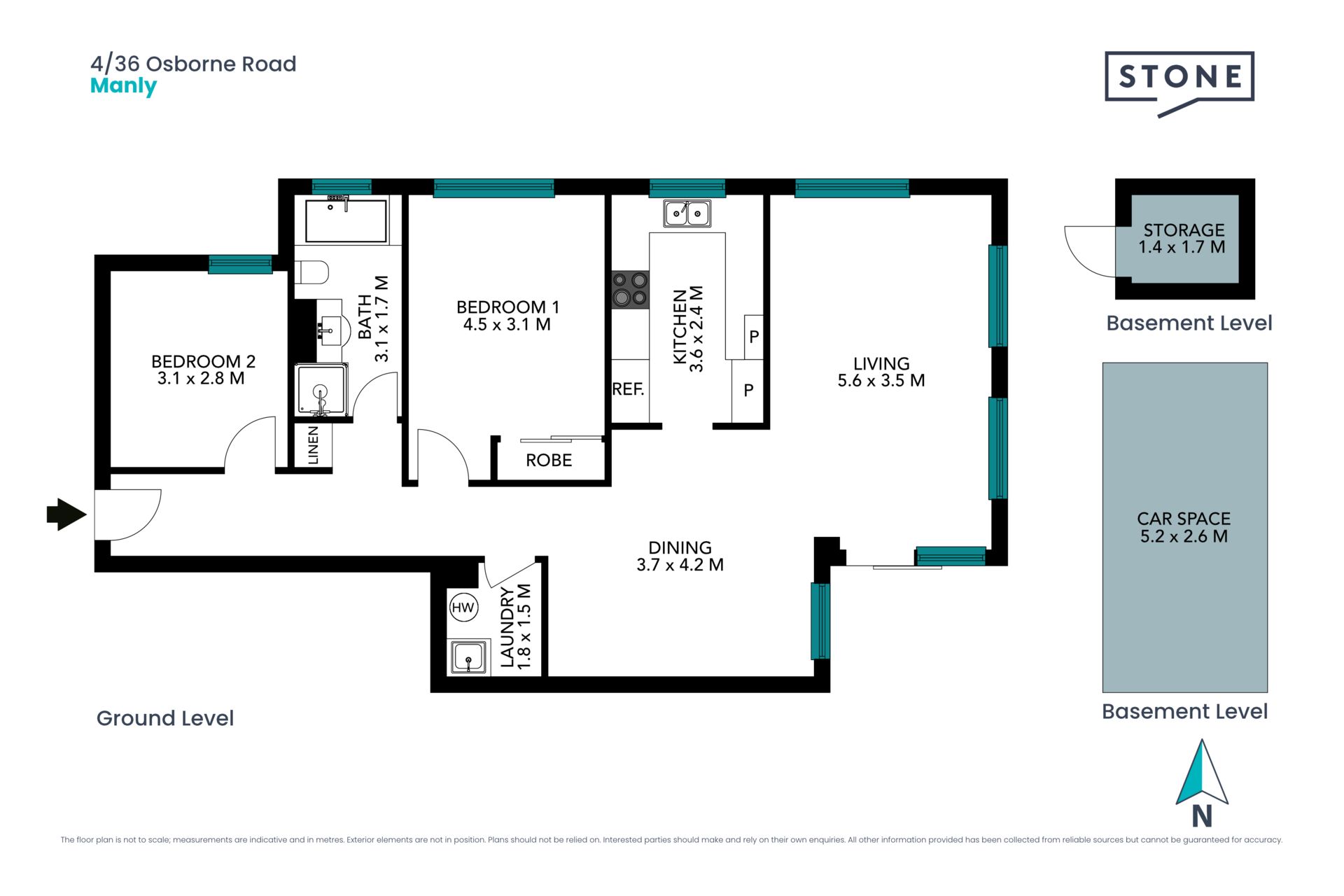 Amazing garden apartment on the Eastern Hill.