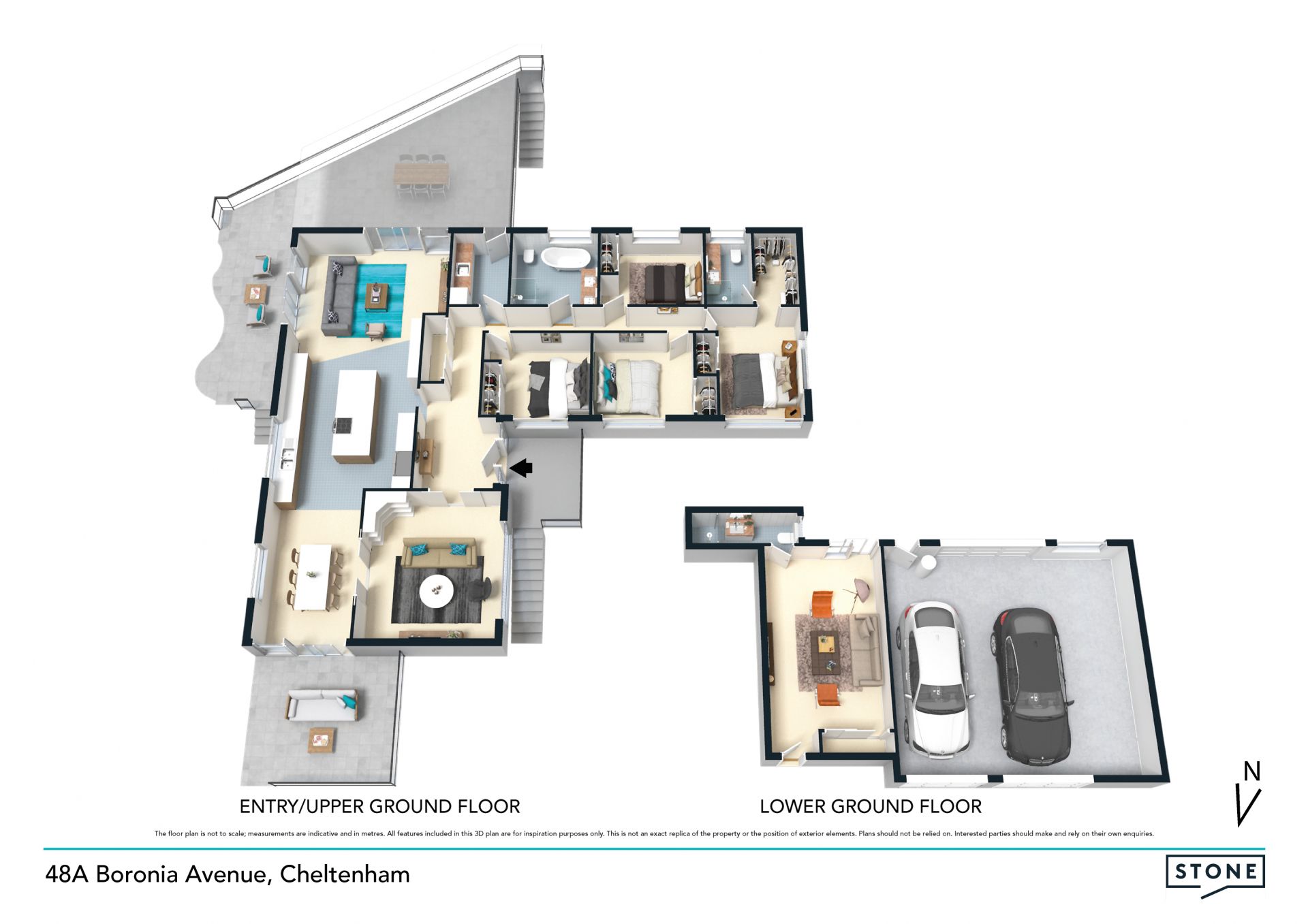 Family Estate with additional studio accomodation in Cheltenham Girls catchment on 1398sqm