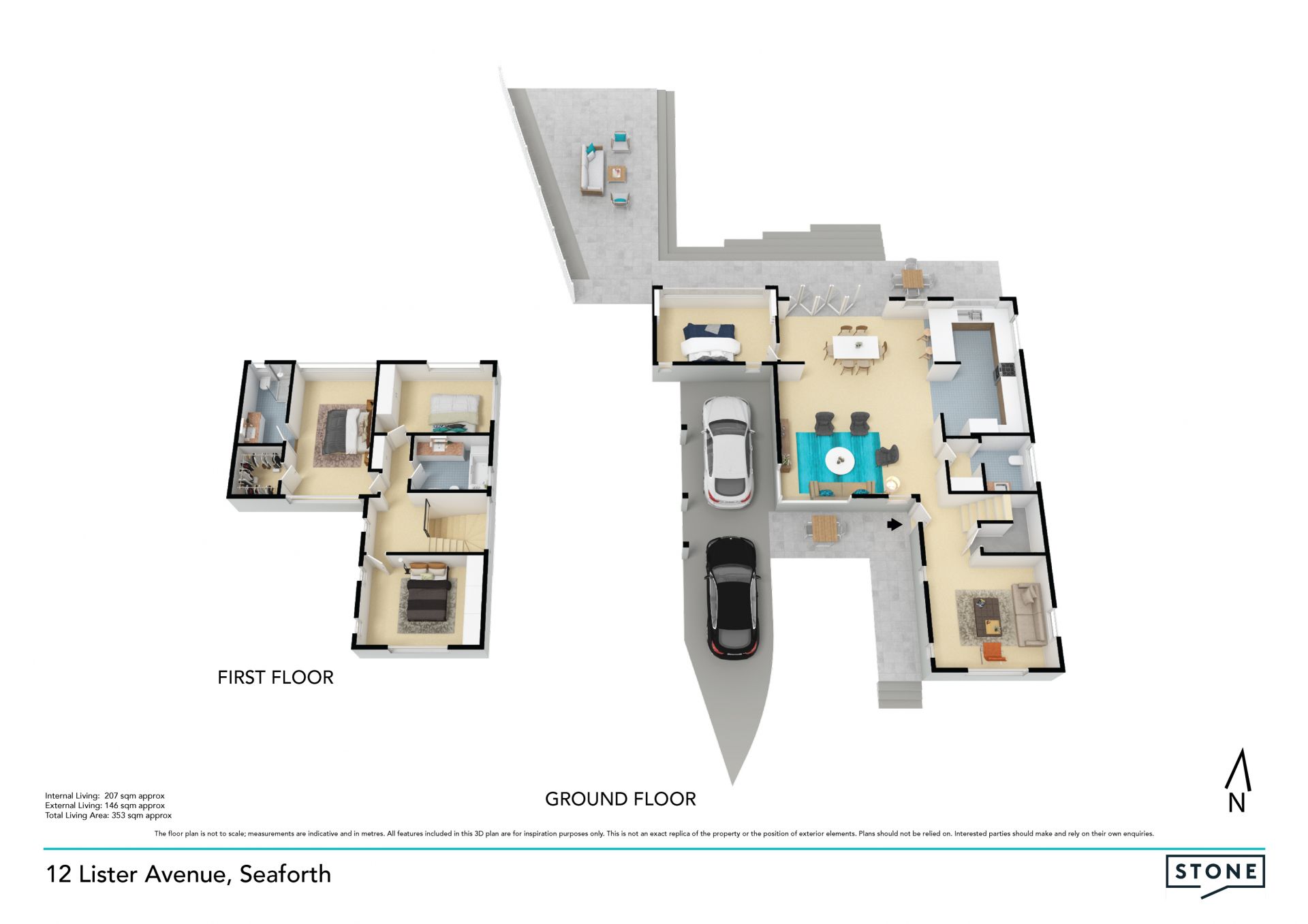 Spectacular family coastal retreat with charm, space and north aspect
