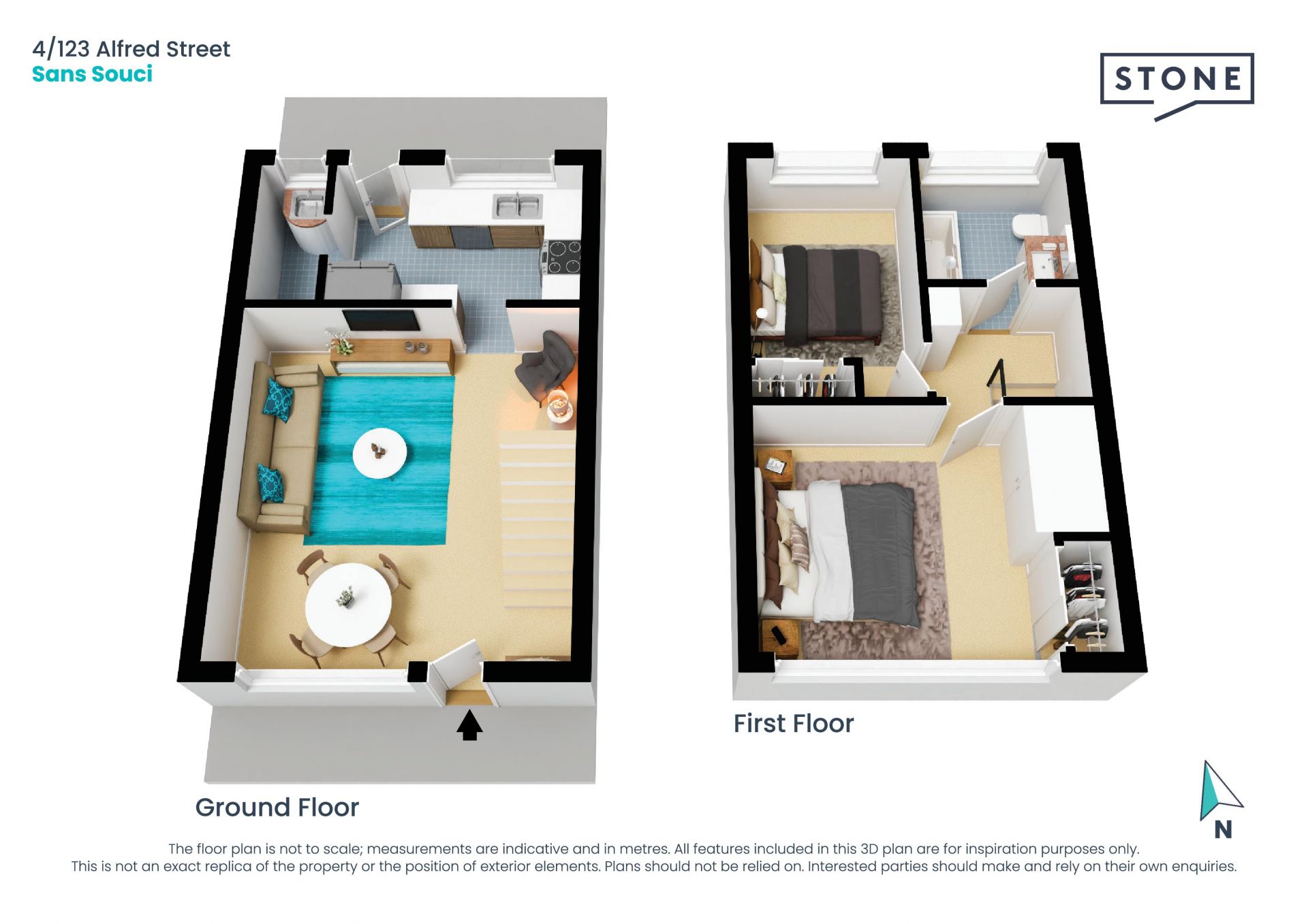 Townhouse-style living in near beachside setting