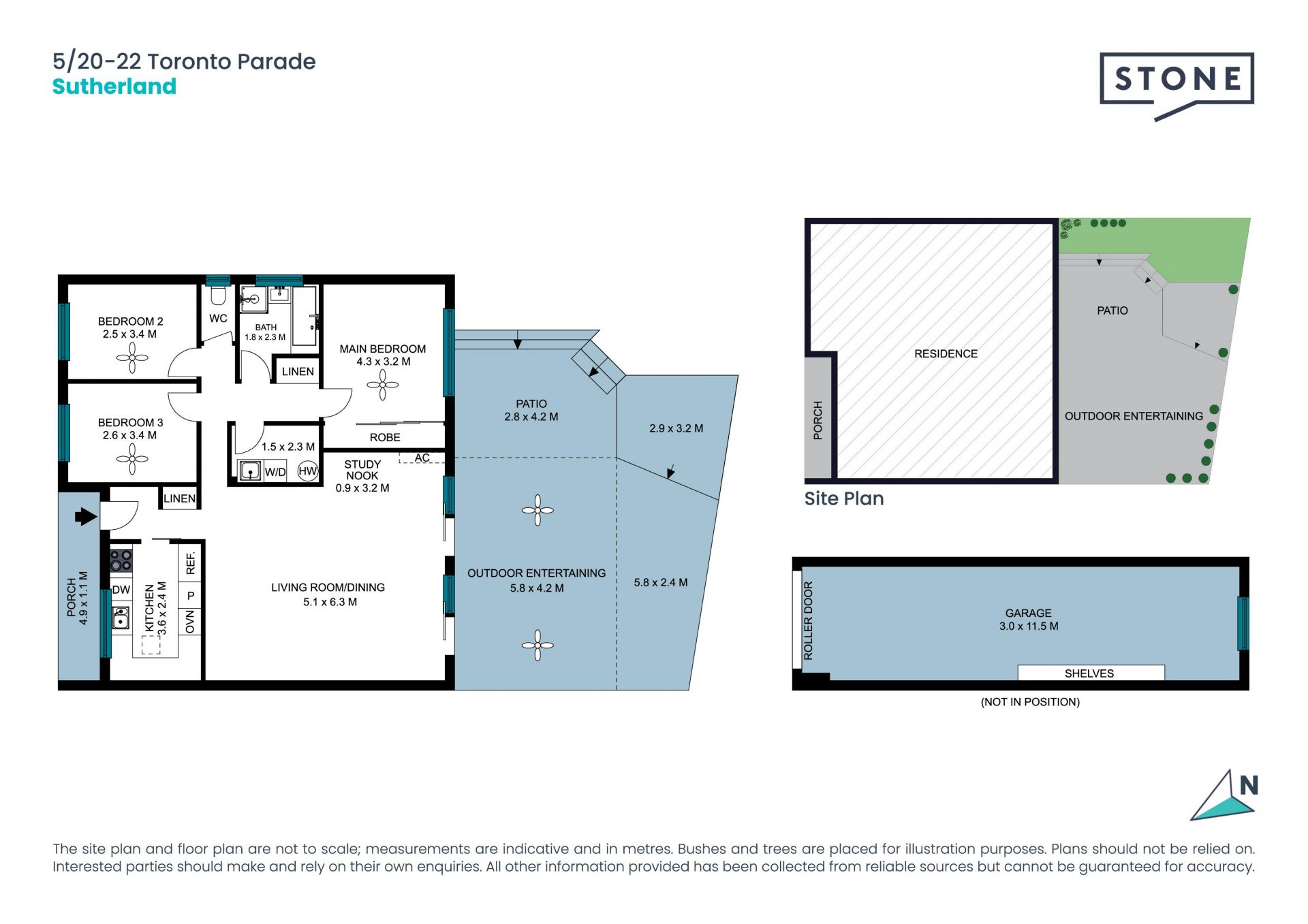 Spacious villa in private setting