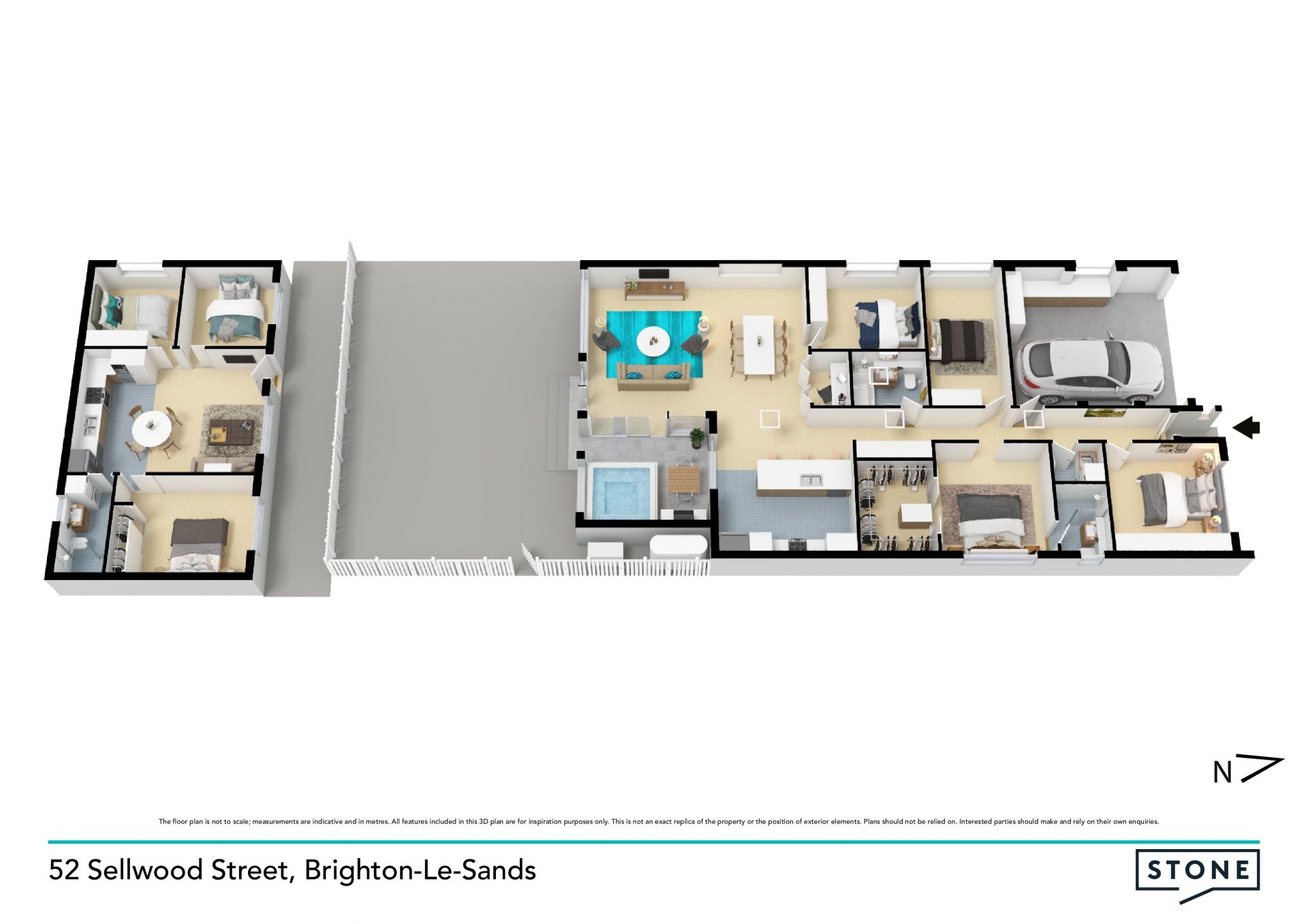 Contemporary family style plus guest apartment