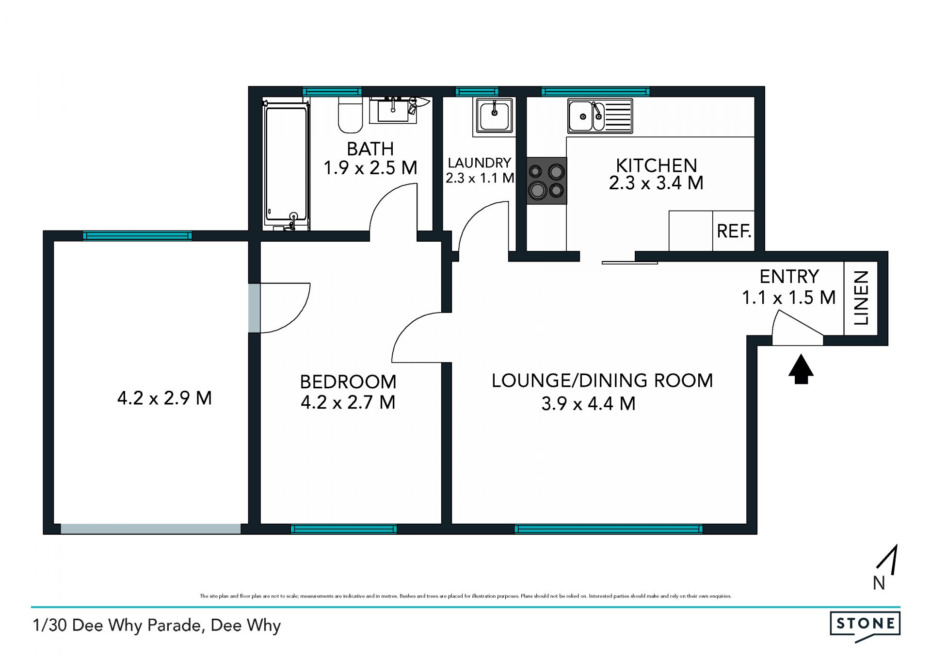 Chic lifestyle pad or investment in prime location