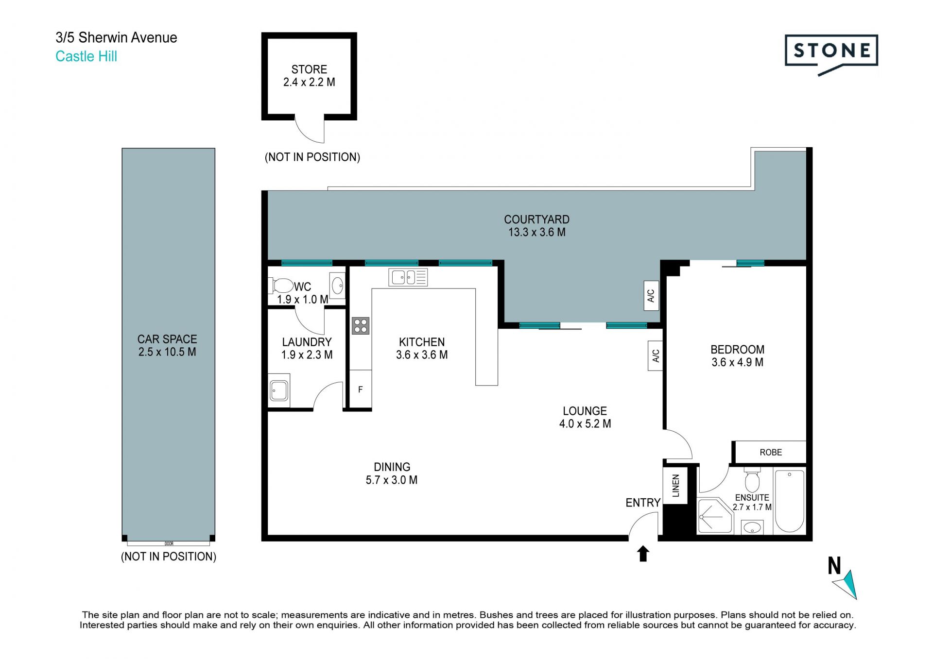 Central Location-Ground floor