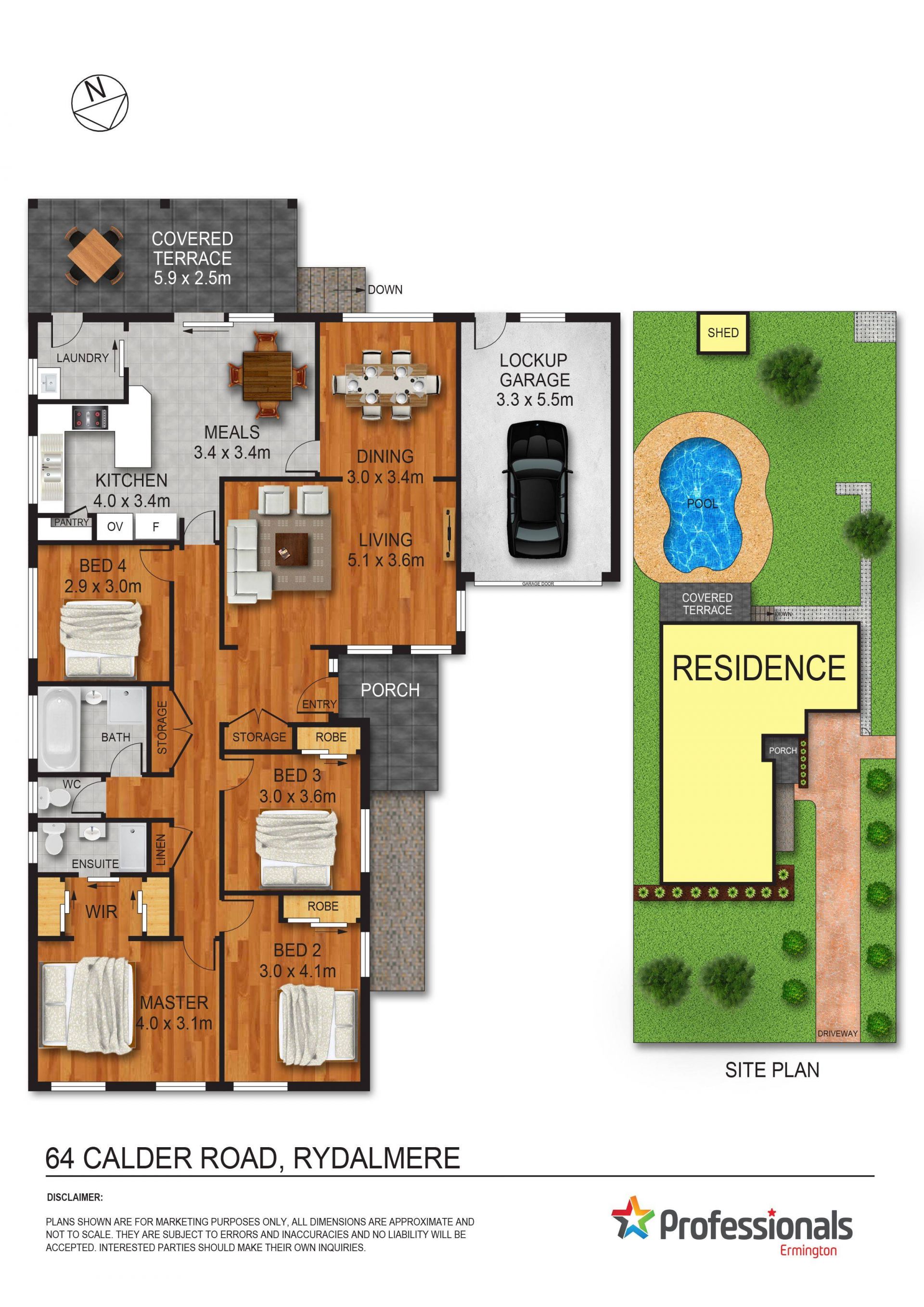 Exceptional potential in a highly central location