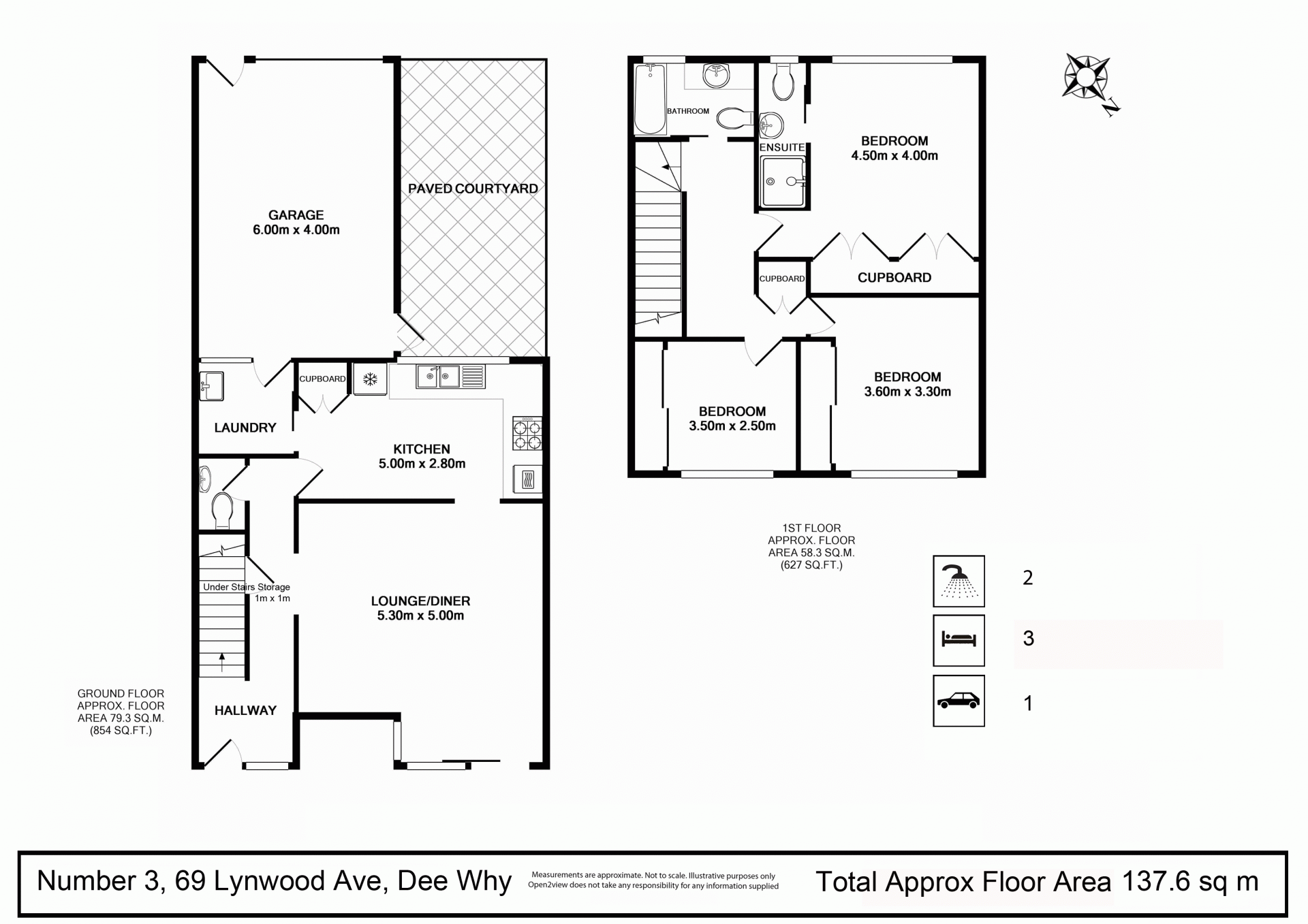 Modern, North Facing Townhome
