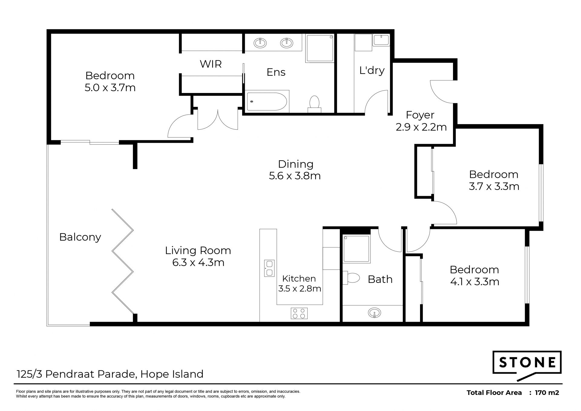 Epitome of Luxury – 3 Bedroom Waterfront Apartment in Illanah Aqua